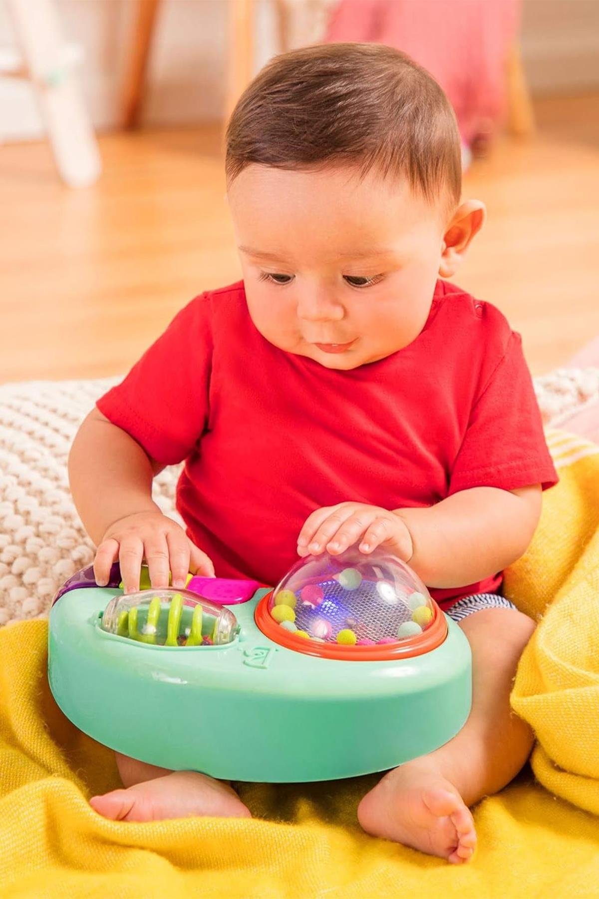 B.Toys Müzikli Oyuncak - Activity Suction Toy Çok Renkli