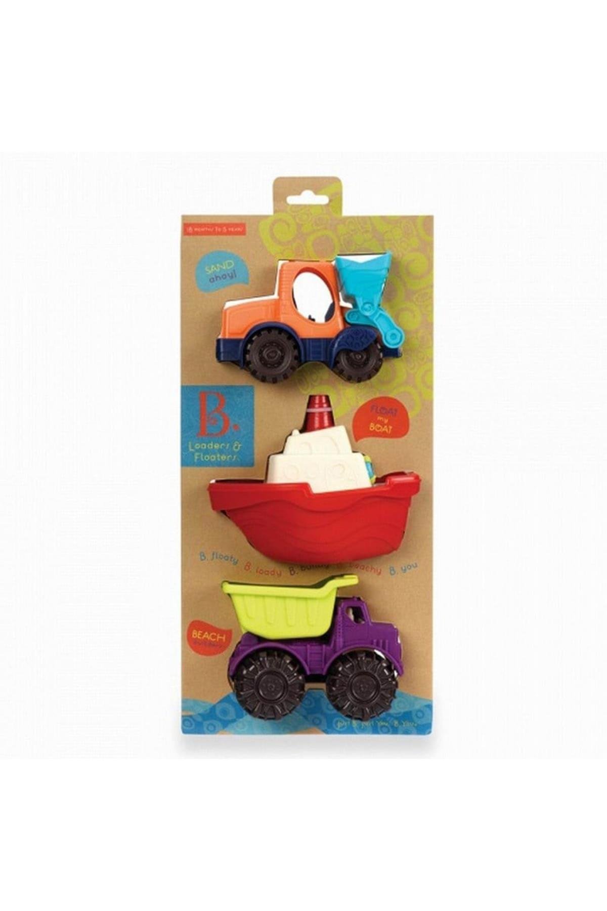 B.Toys Üçlü Araç Seti Çok Renkli