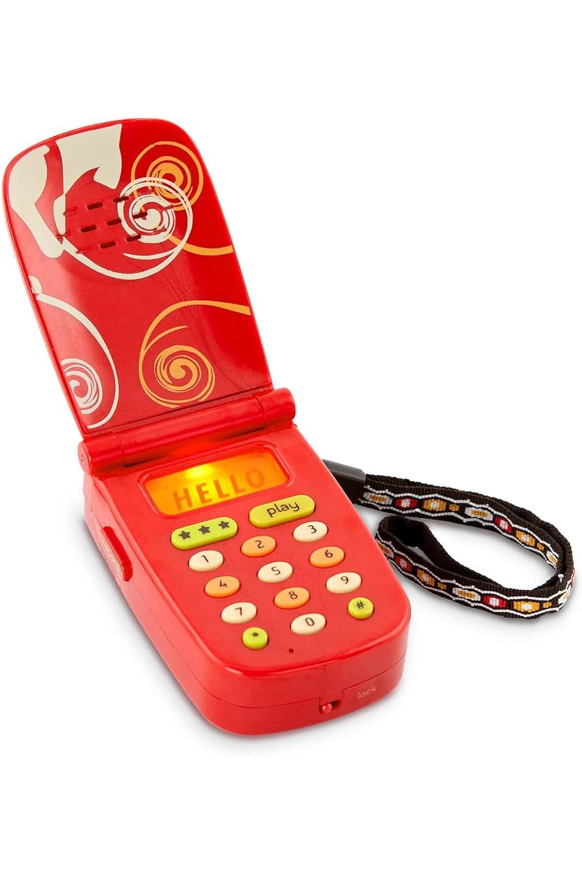 B.Toys Hellophone Ses Kayıtlı, Müzikli Telefon Çok Renkli