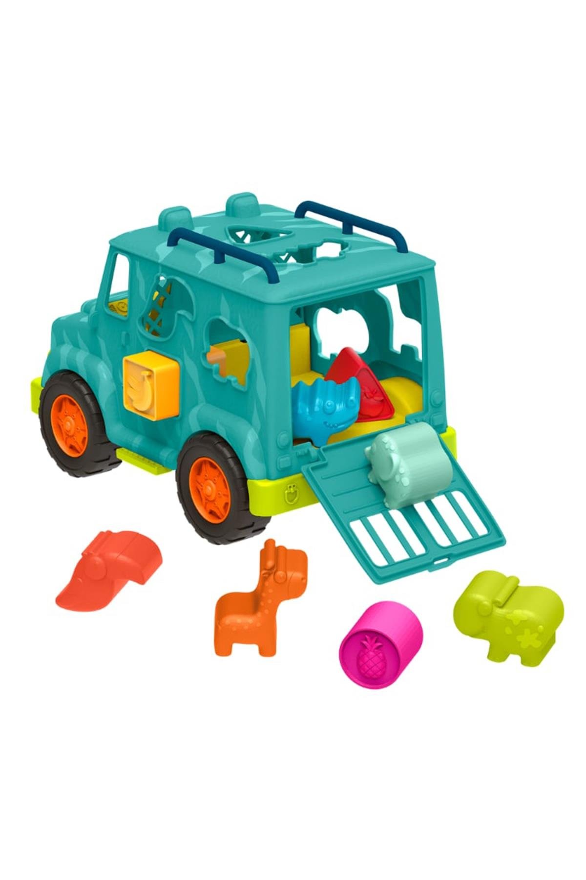 B.Toys Safari Şekil Yerleştirme Çok Renkli