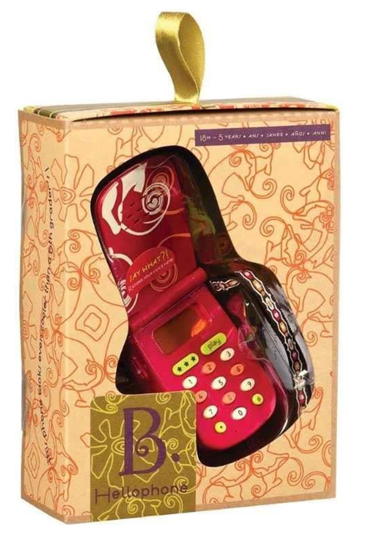 B.Toys Hellophone Ses Kayıtlı, Müzikli Telefon Çok Renkli