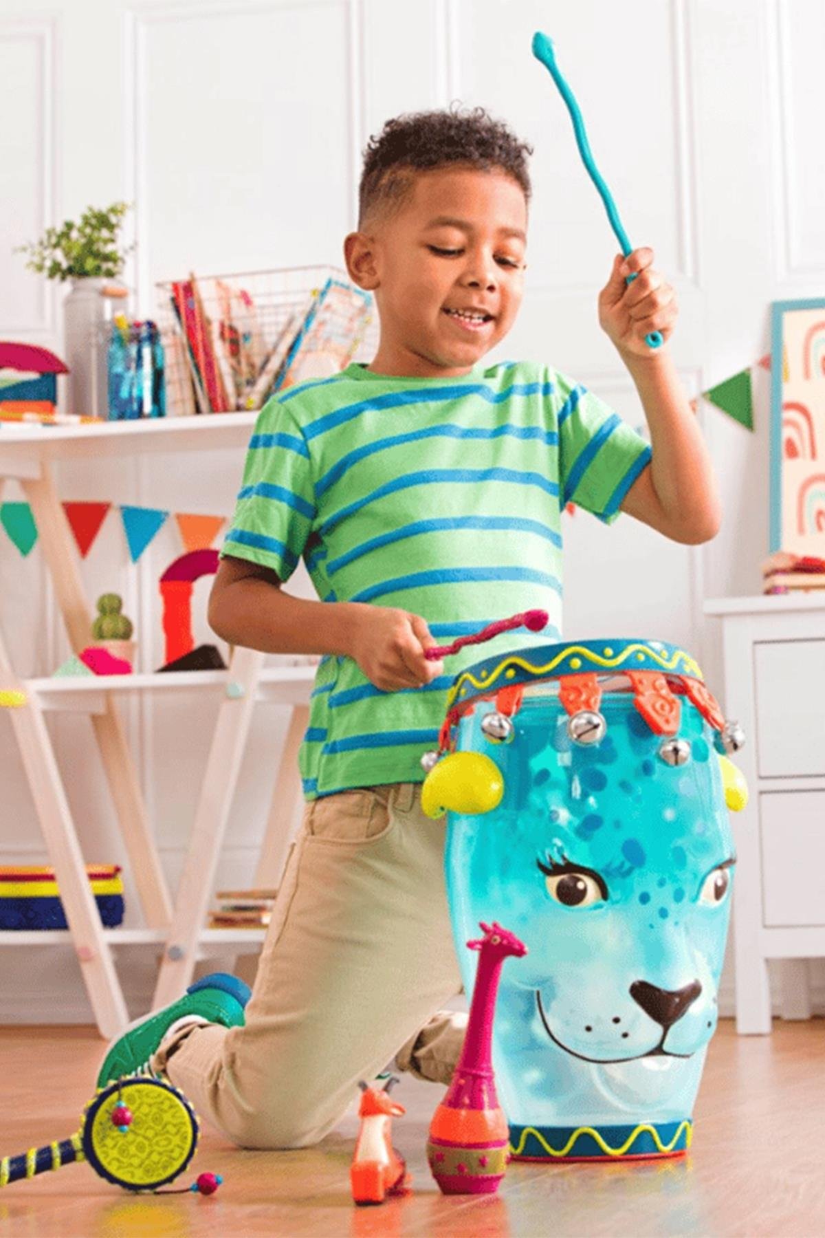 B.Toys Neşeli Orman Müzik Seti Çok Renkli