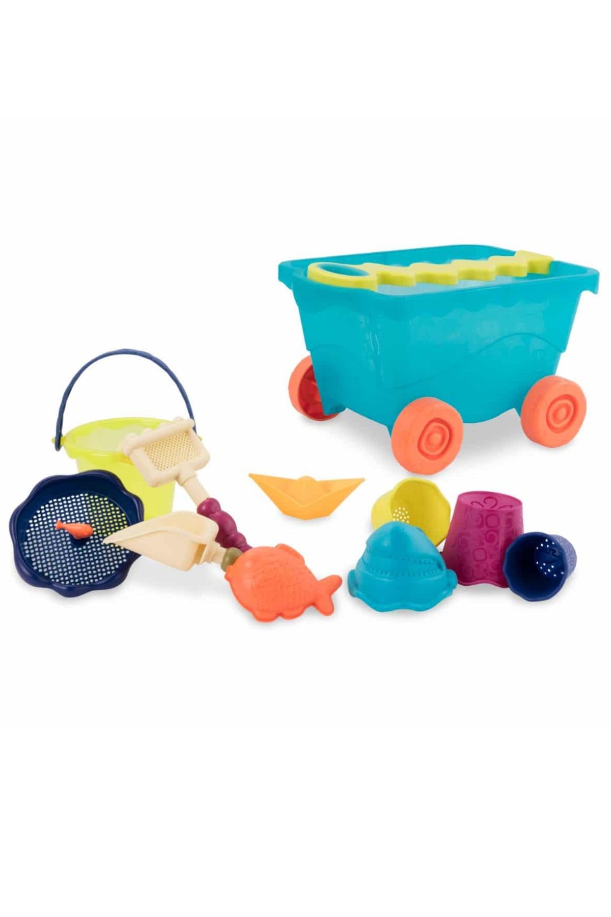 B.Toys Turkuaz Plaj Vagonu Çok Renkli