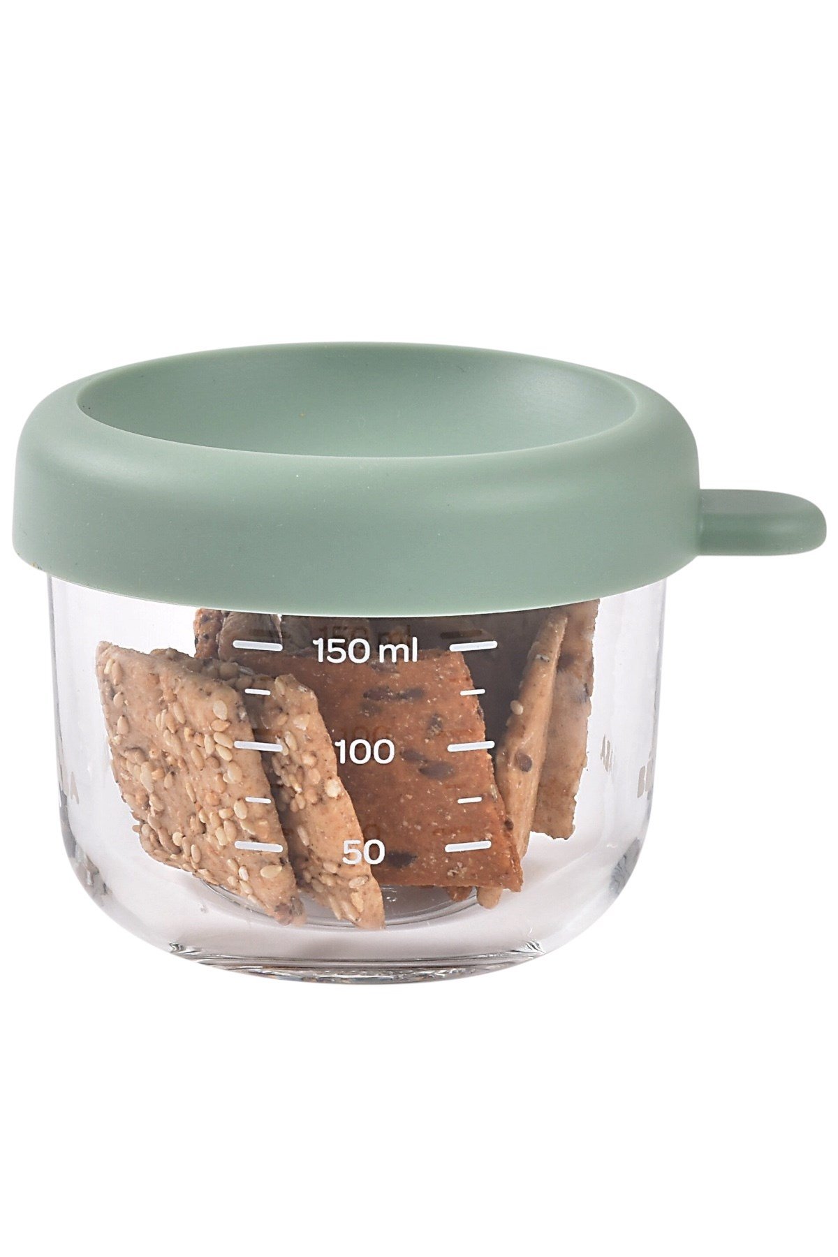Beaba / Bebek cam mama kavanozu 150 ml, Sage Green Yeşil