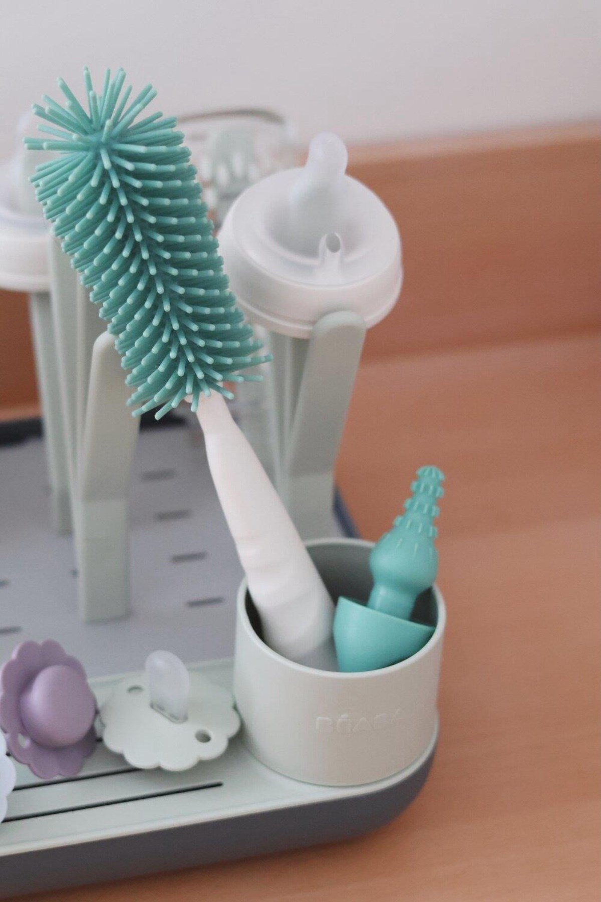 Beaba / Biberon Temizleme Fırçası, Sage Green Yeşil