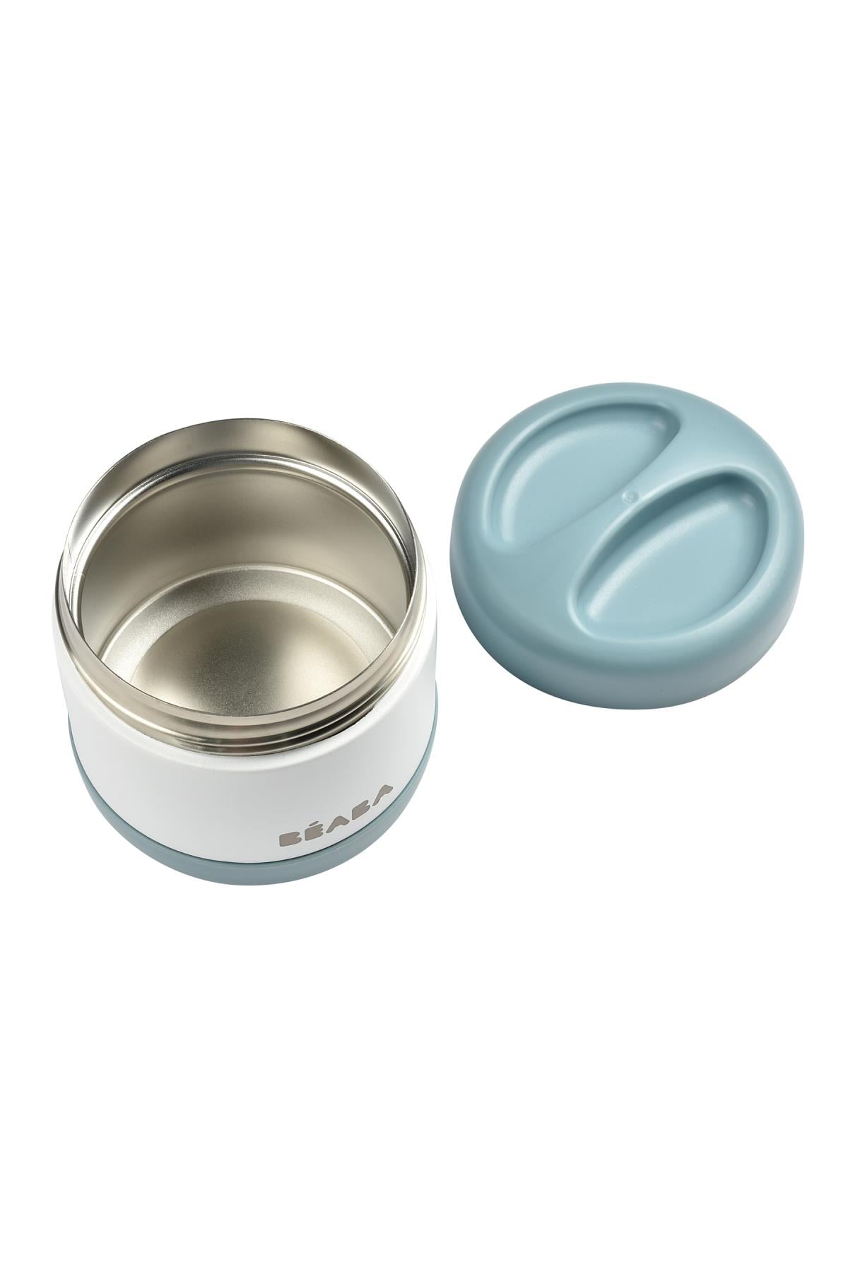 Beaba Paslanmaz Çelik Yiyecek Termosu (baltic blue/white) Mavi