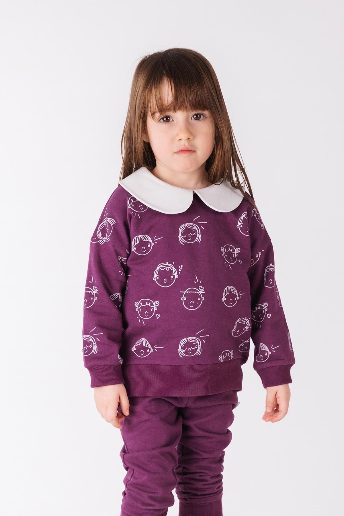 Bebe Sweatshirt Mürdüm