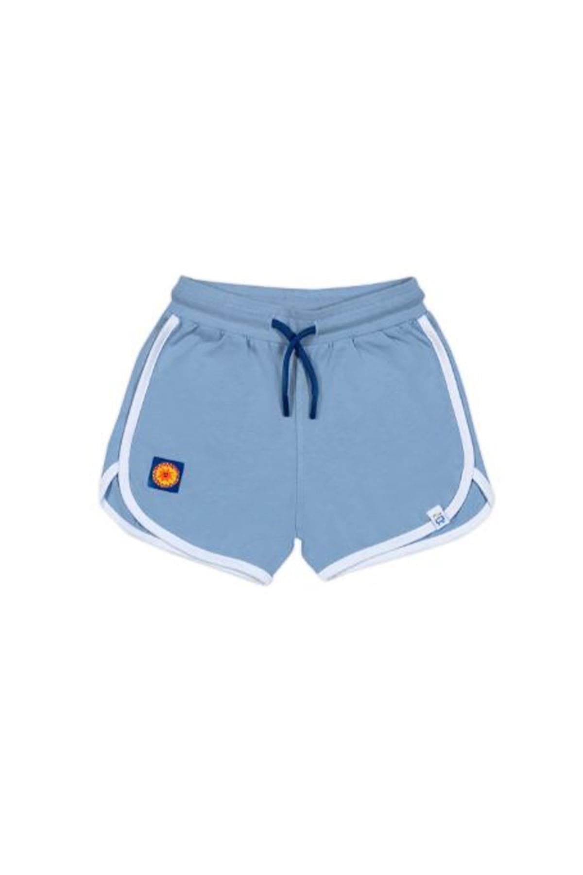Beetlebeez / Retro Shorts - Blue with White Trim Çok Renkli