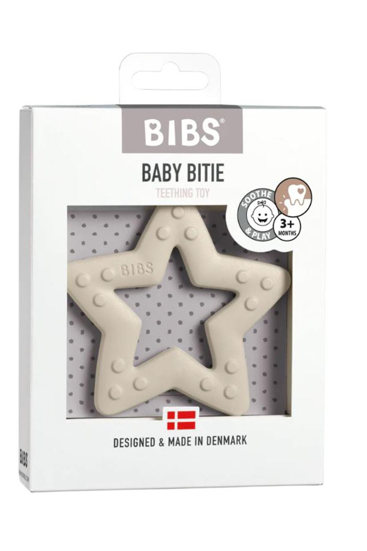 Bibs Baby Bitie Diş Kaşıyıcı-Star - Ivory Std
