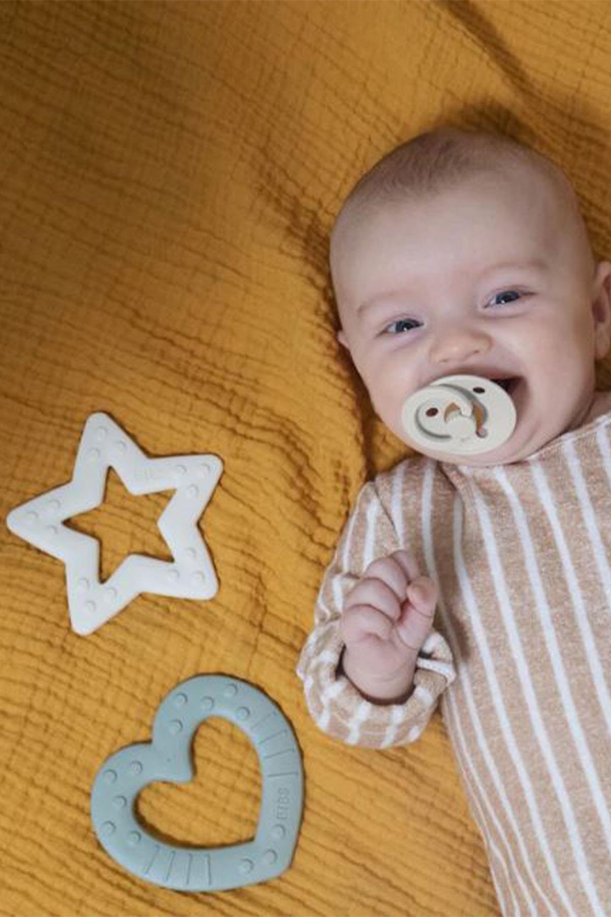 Bibs Baby Bitie Diş Kaşıyıcı-Star - Ivory Std