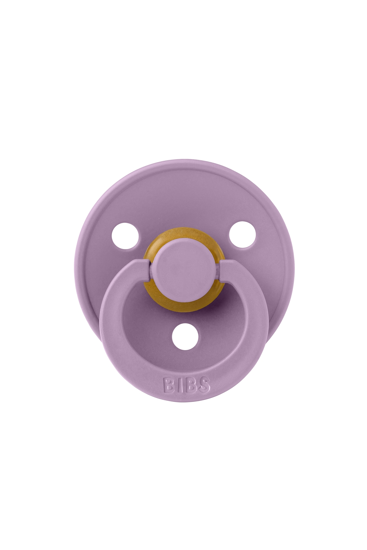 Bibs - Tek Renk / Latex Emzik Lavender