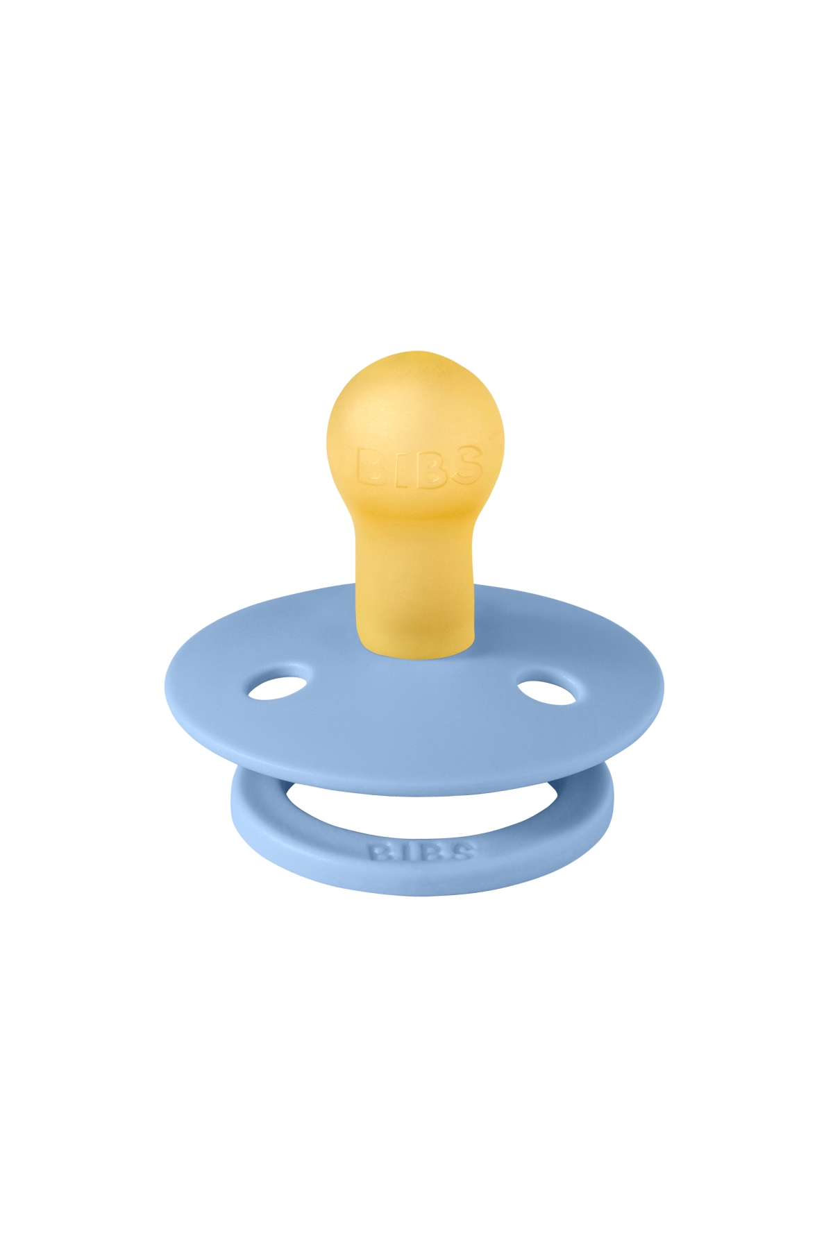 Bibs - Tek Renk / Latex Emzik Sky blue