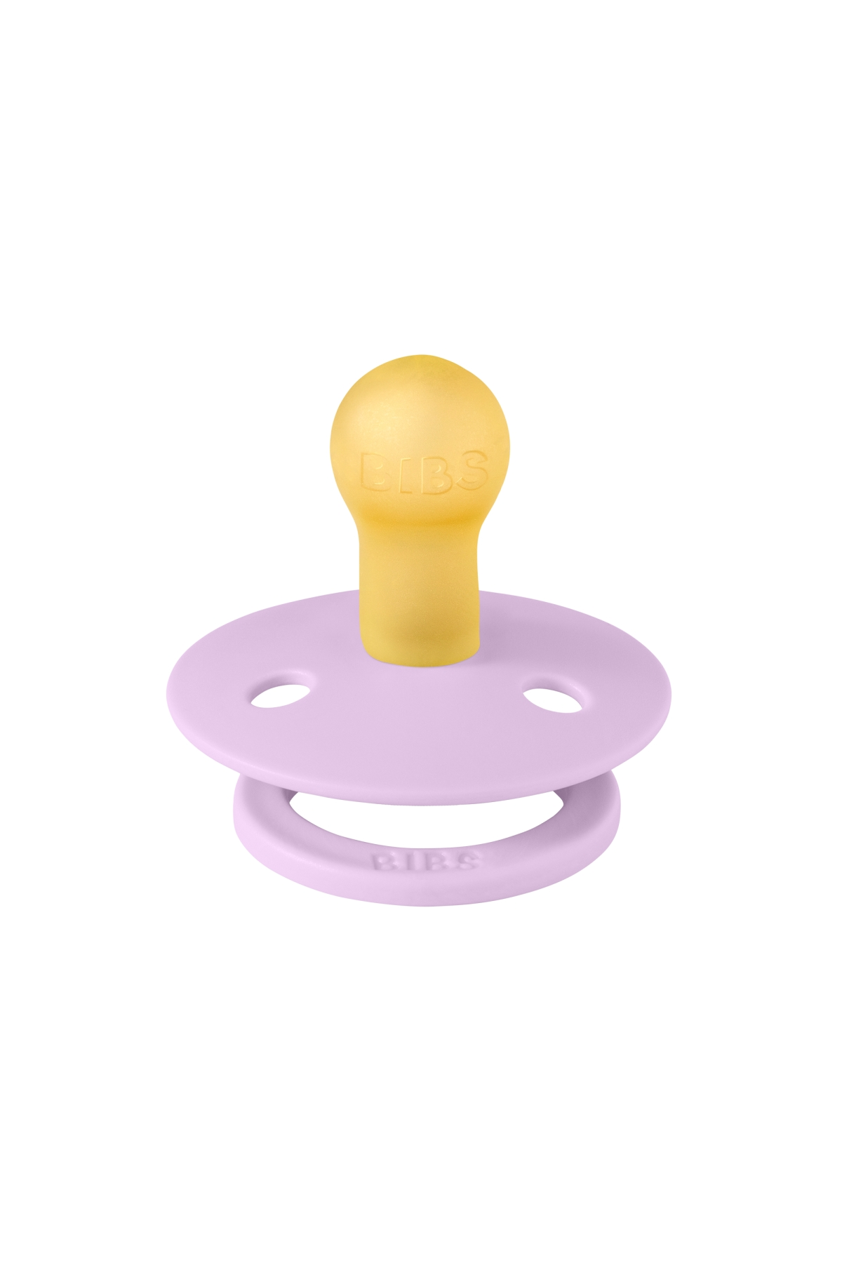 Bibs - Tek Renk / Latex Emzik Violet