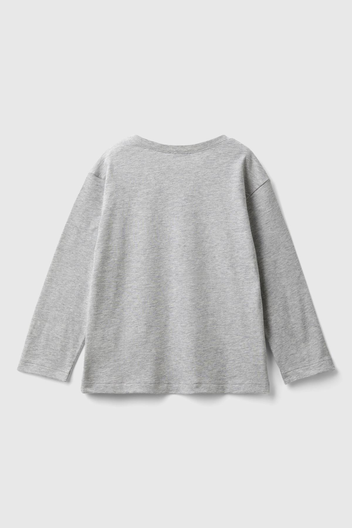 BNT-BB UZUN TSHIRT GRİ