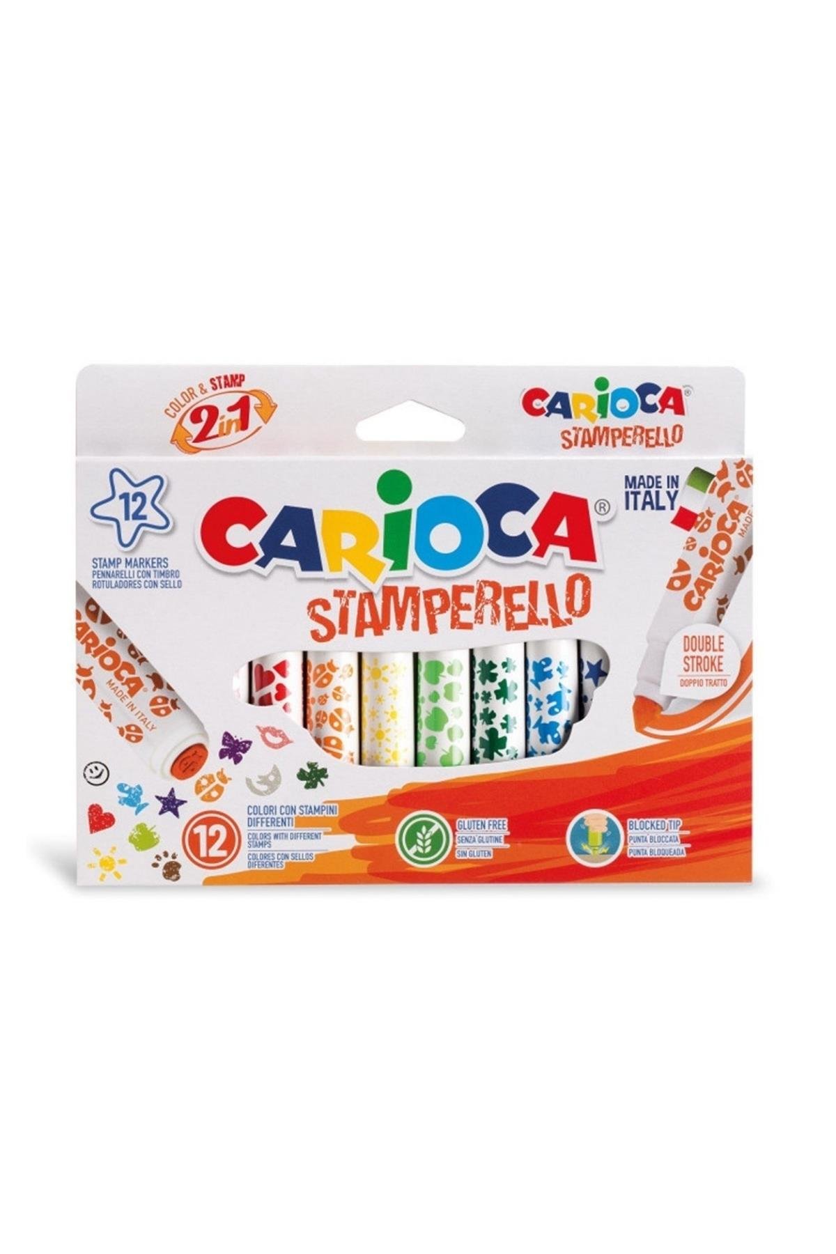 Carioca / STAMPERELLO KEÇELİ BOYA KALEMİ 12'Lİ Çok Renkli