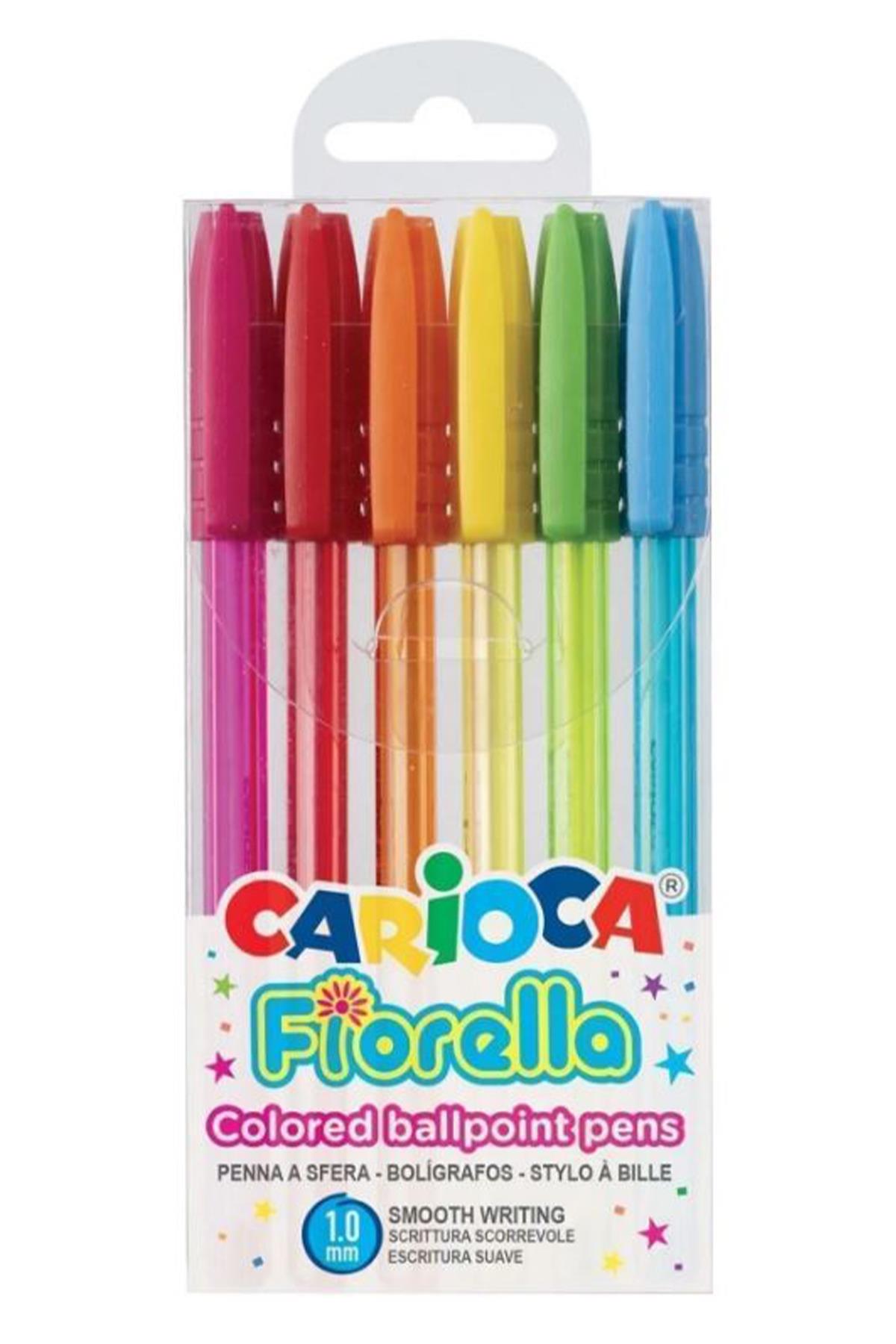 CARİOCA TÜKENMEZ KALEM FIORELLA 6LI Çok Renkli