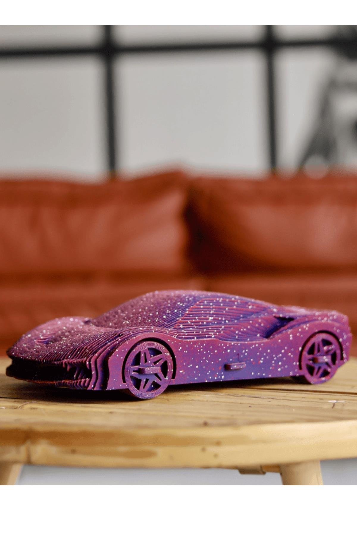 Cartonic 3D Puzzle - FERRARI Çok Renkli