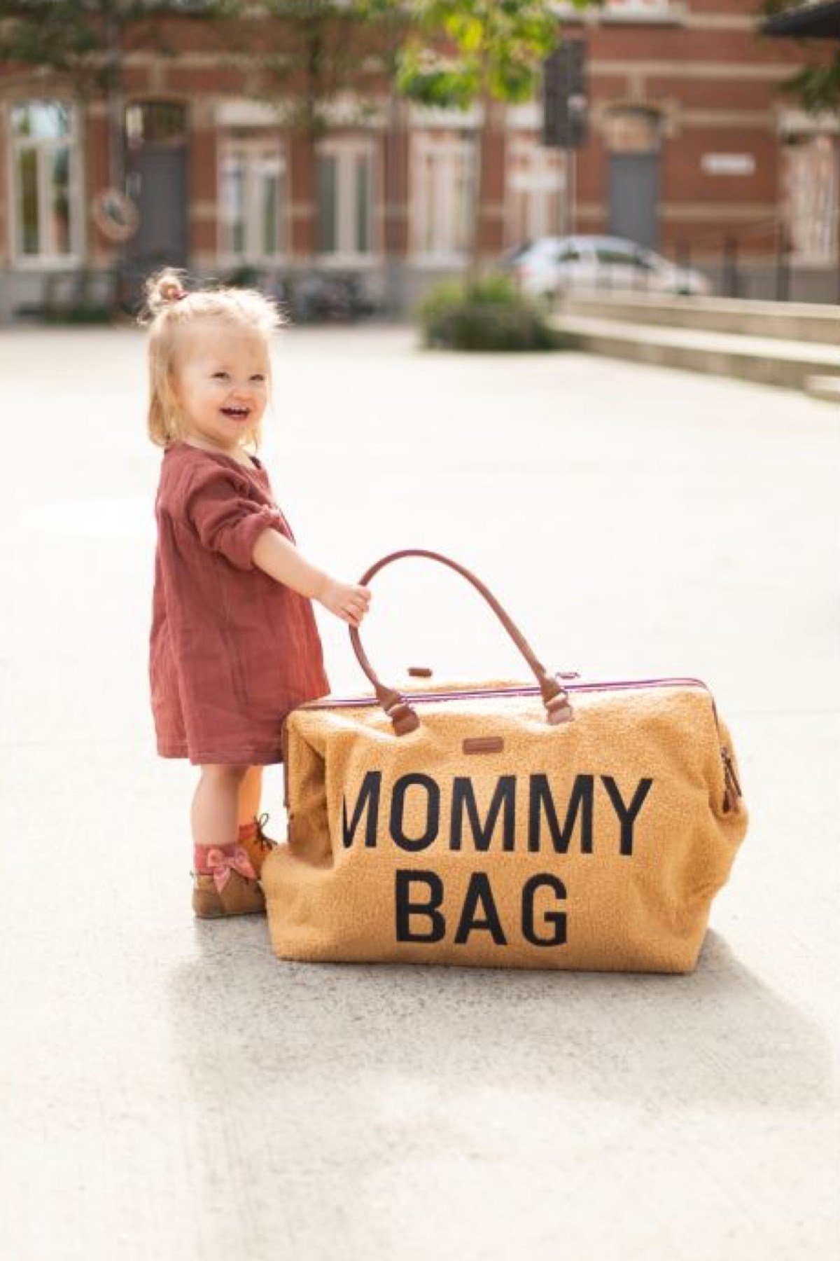 Child Home / Mommy Bag, Anne Bebek Bakım Çantası Bej