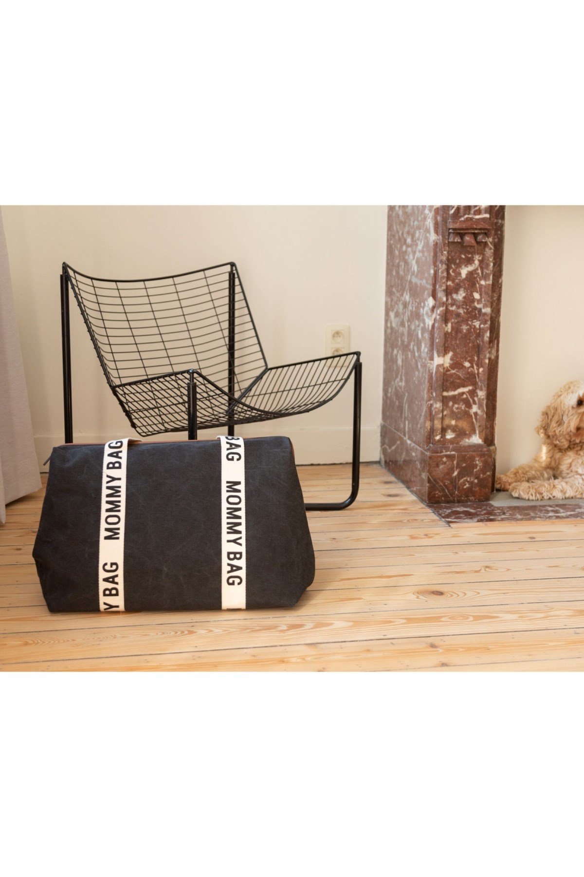 Child Home / Mommy Bag Çanta, Signature Kanvas Siyah