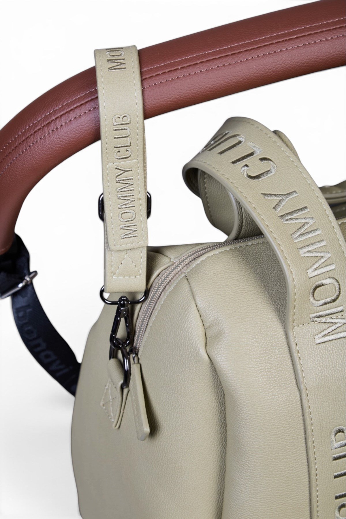 Childhome  / Mommy  Club Bag, Vegan Deri Yeşil Yeşil