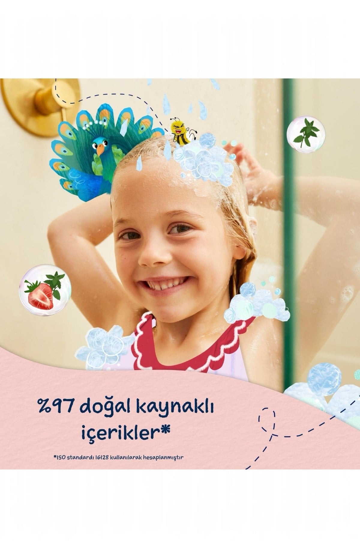 Childs Farm Çilek ve Organik Nane Özlü Çocuk Şampuan Renksiz