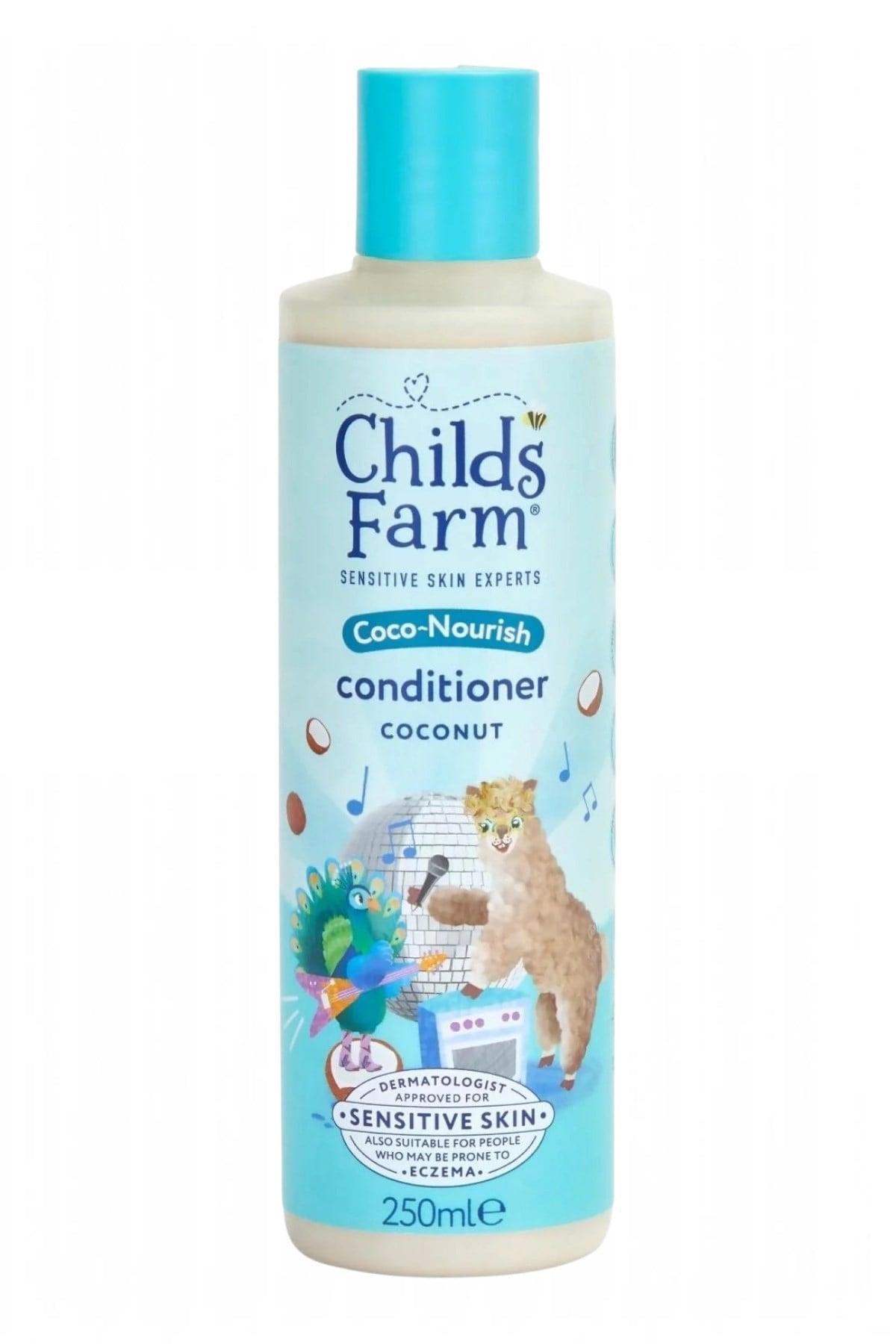 Childs Farm Kuru ve Kıvırcık Saçlar İçin Hindistan Cevizi Özlü Çocuk Saç Kremi Renksiz