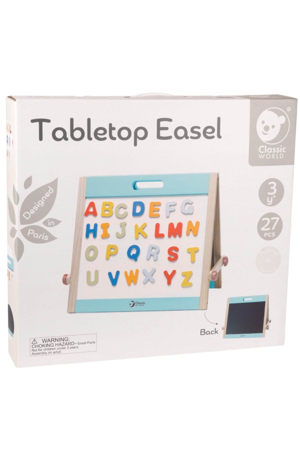 Classic World Ahşap Magnetli Yazı Tahtası Çok Renkli