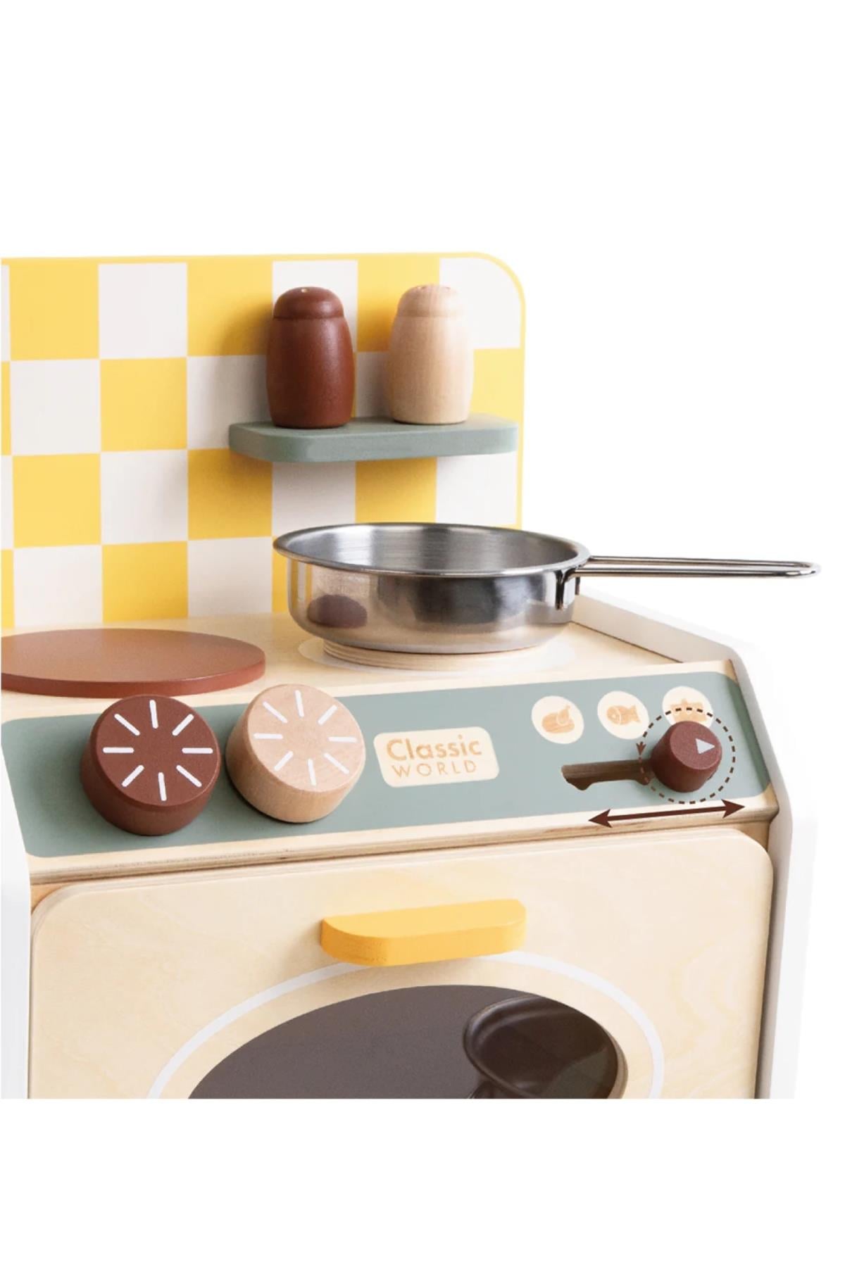 Classic World Mini Ahşap Mutfak Çok Renkli