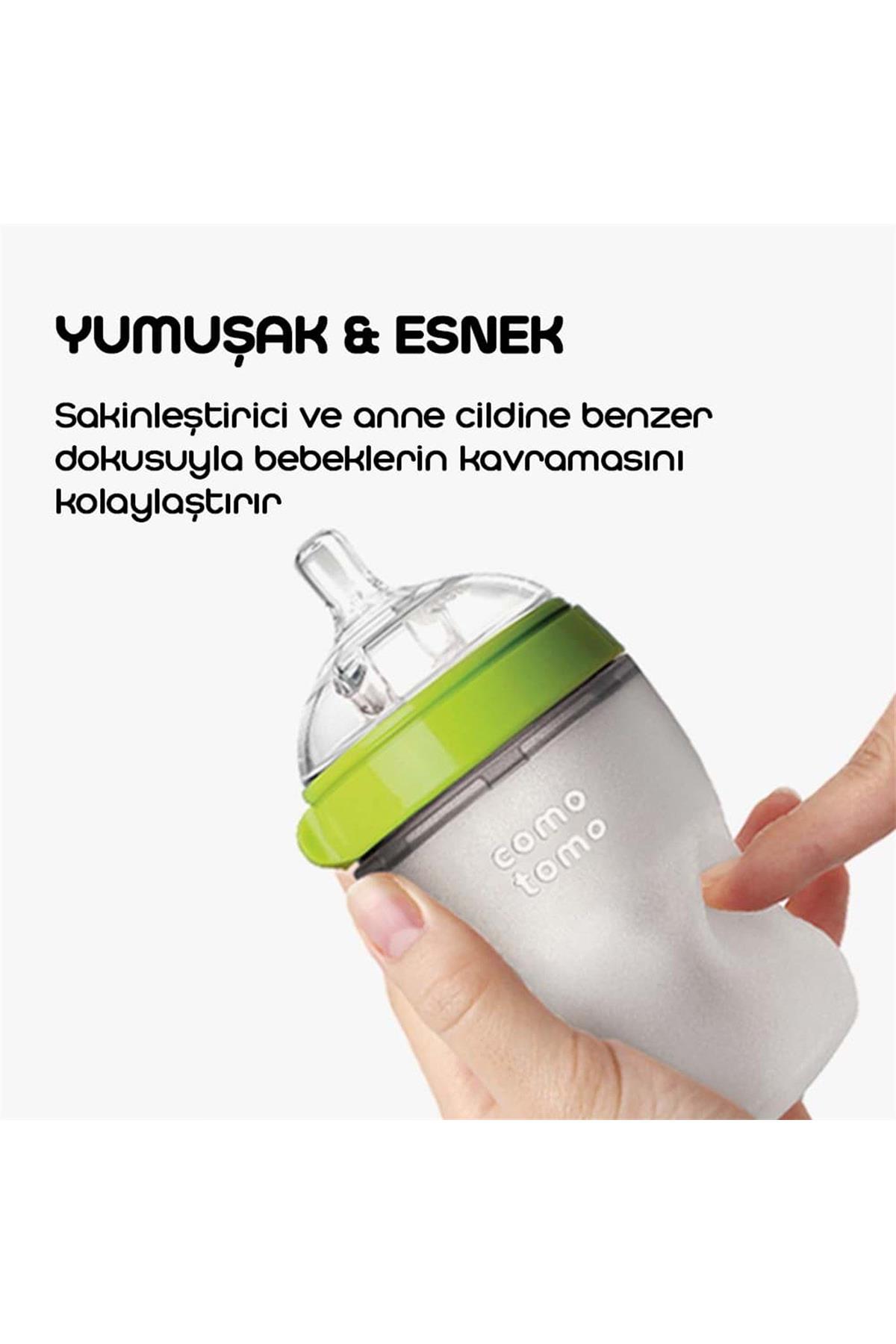 Comotomo Biberon 250 ml Pembe