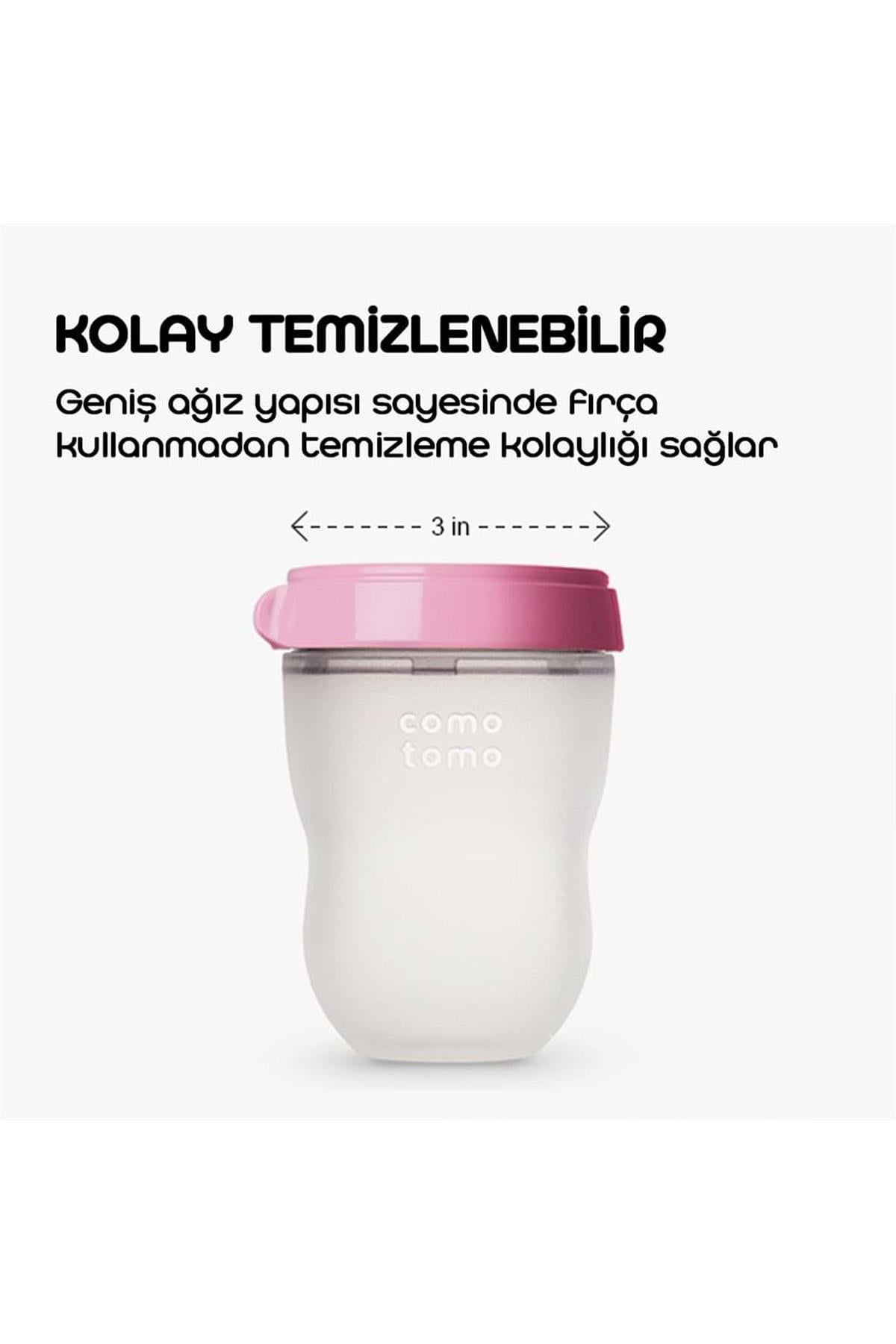 Comotomo Biberon 250 ml Yeşil