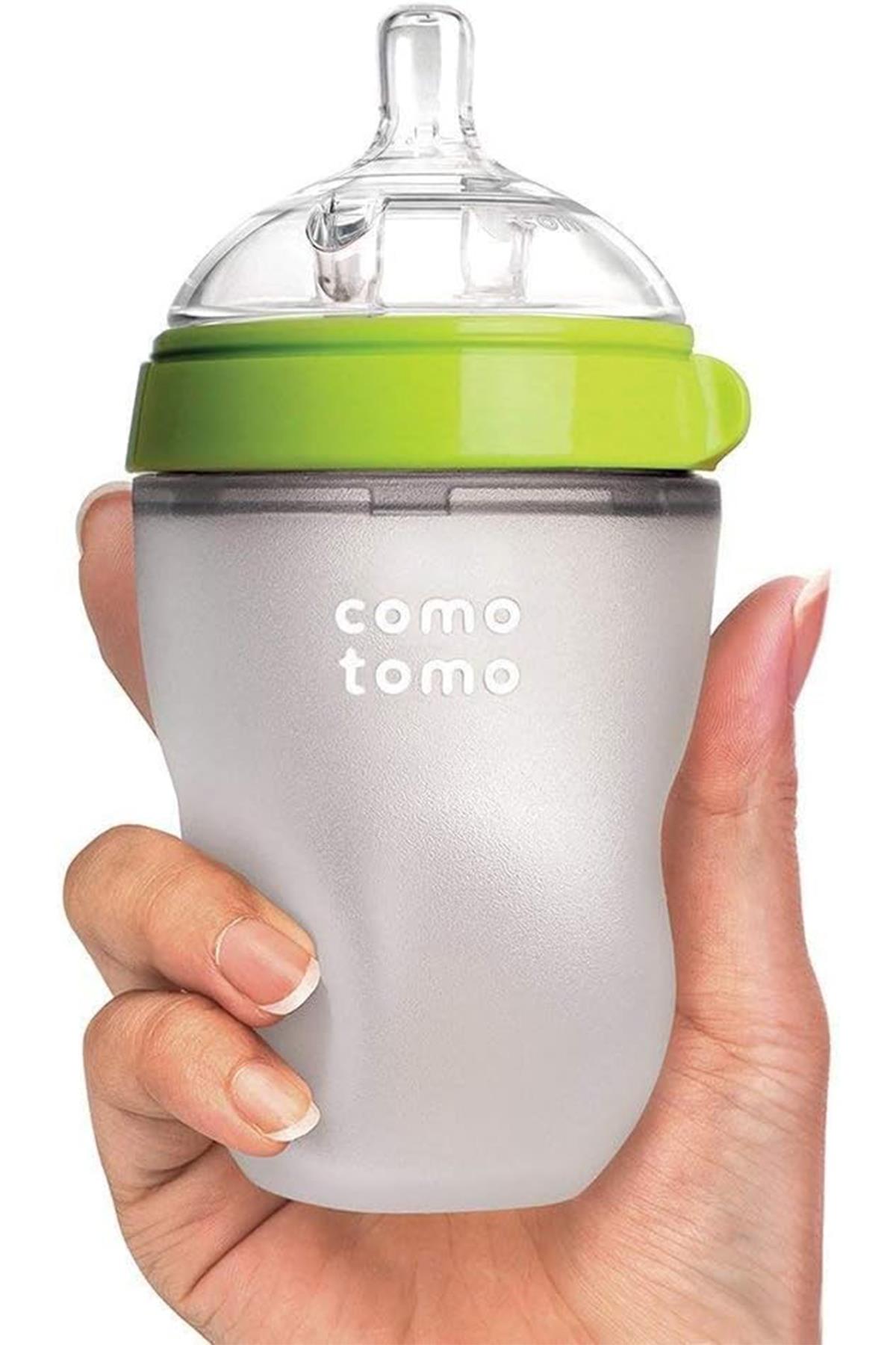 Comotomo Biberon 250 ml Yeşil