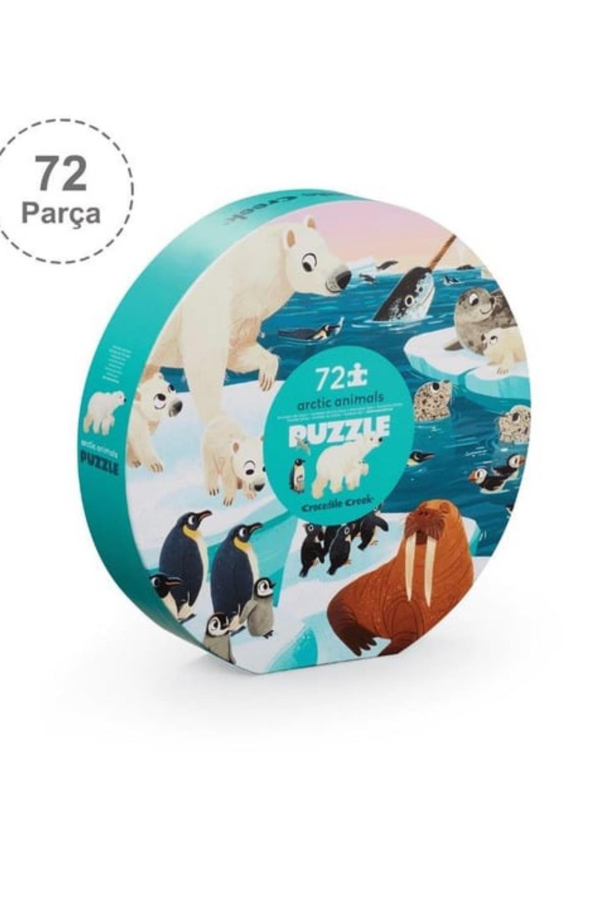 Crocodile Creek Dekoratif Puzzle - 72 Parça - Arctic Animals Çok Renkli