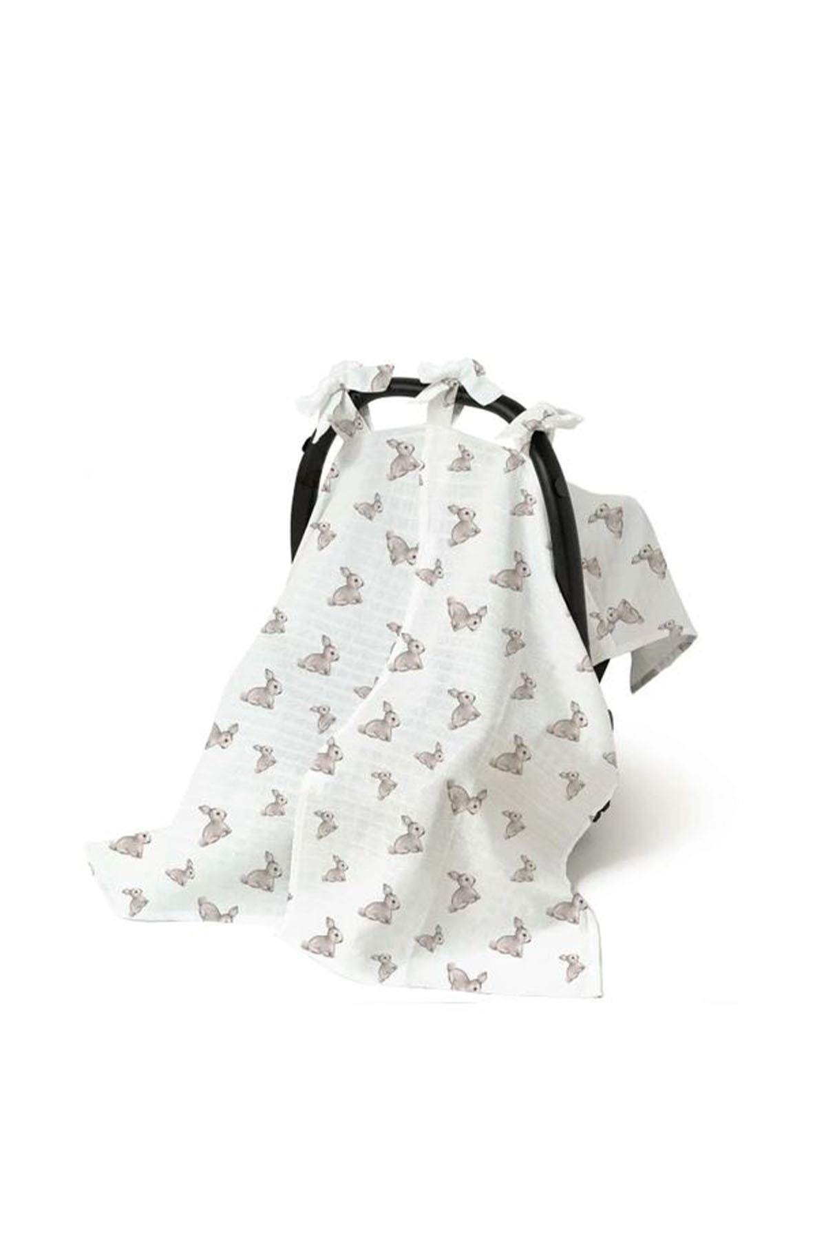 Deux Lapins / Iconique Lapin Puset Örtüsü std