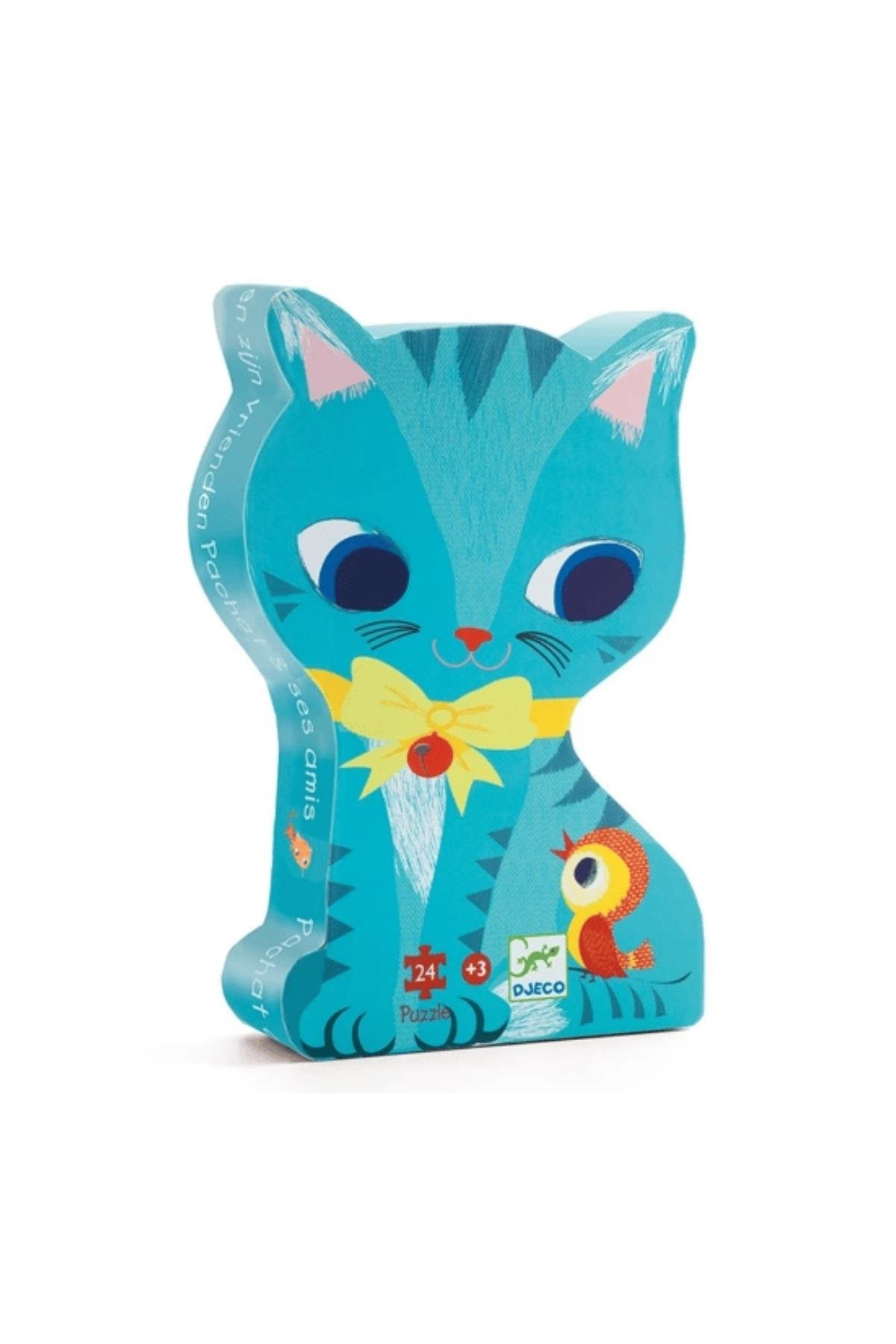 Djeco Dekoratif Puzzle 24 Parça - Pachat And His Friends Çok Renkli