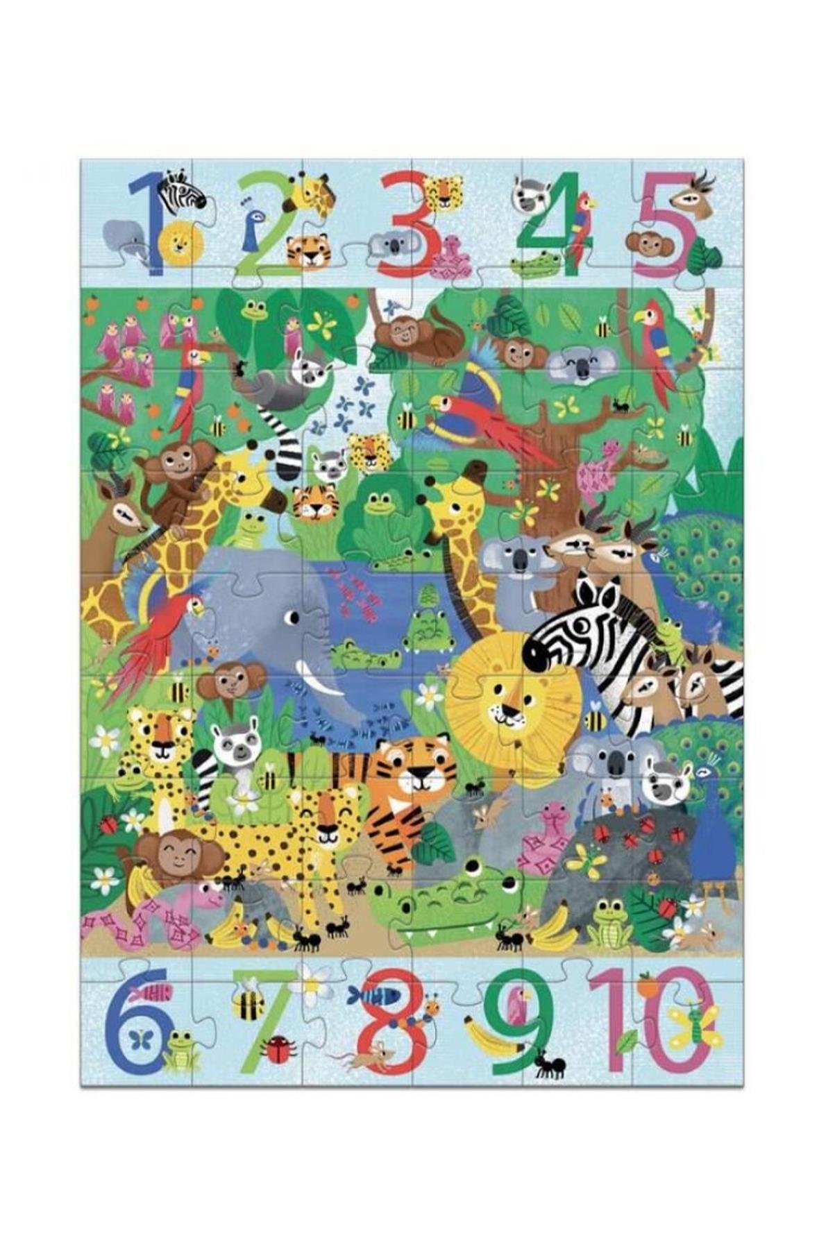 Djeco Dev Puzzle 54 Parça / Jungle Çok Renkli