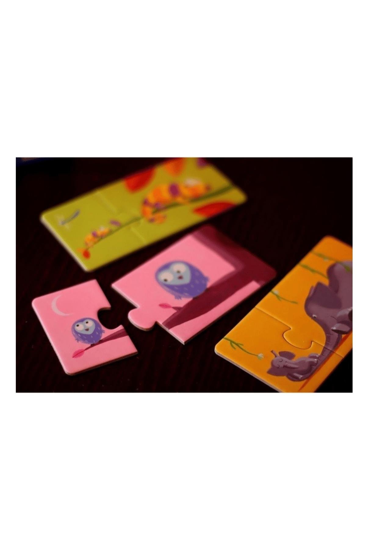 Djeco İkili Puzzle/ Duo Mom Baby Çok Renkli