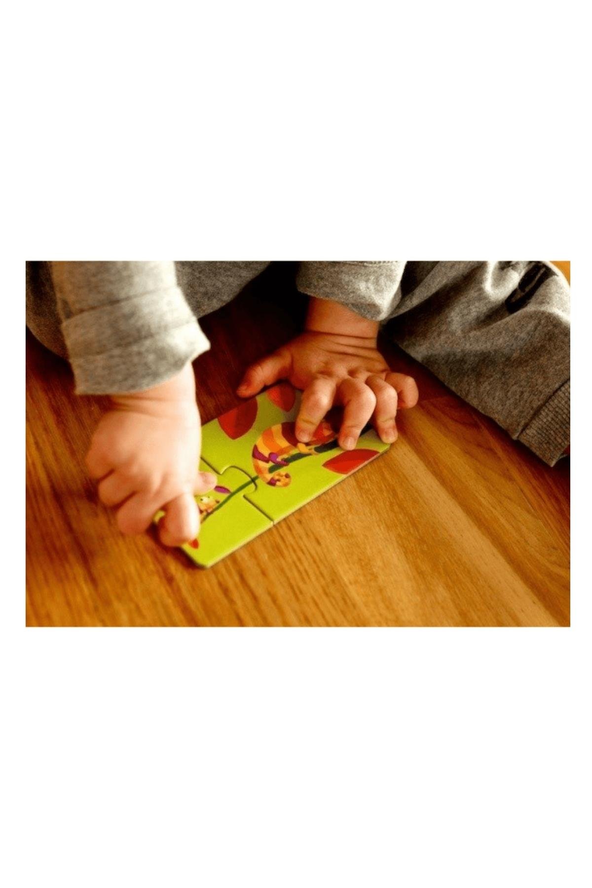 Djeco İkili Puzzle/ Duo Mom Baby Çok Renkli