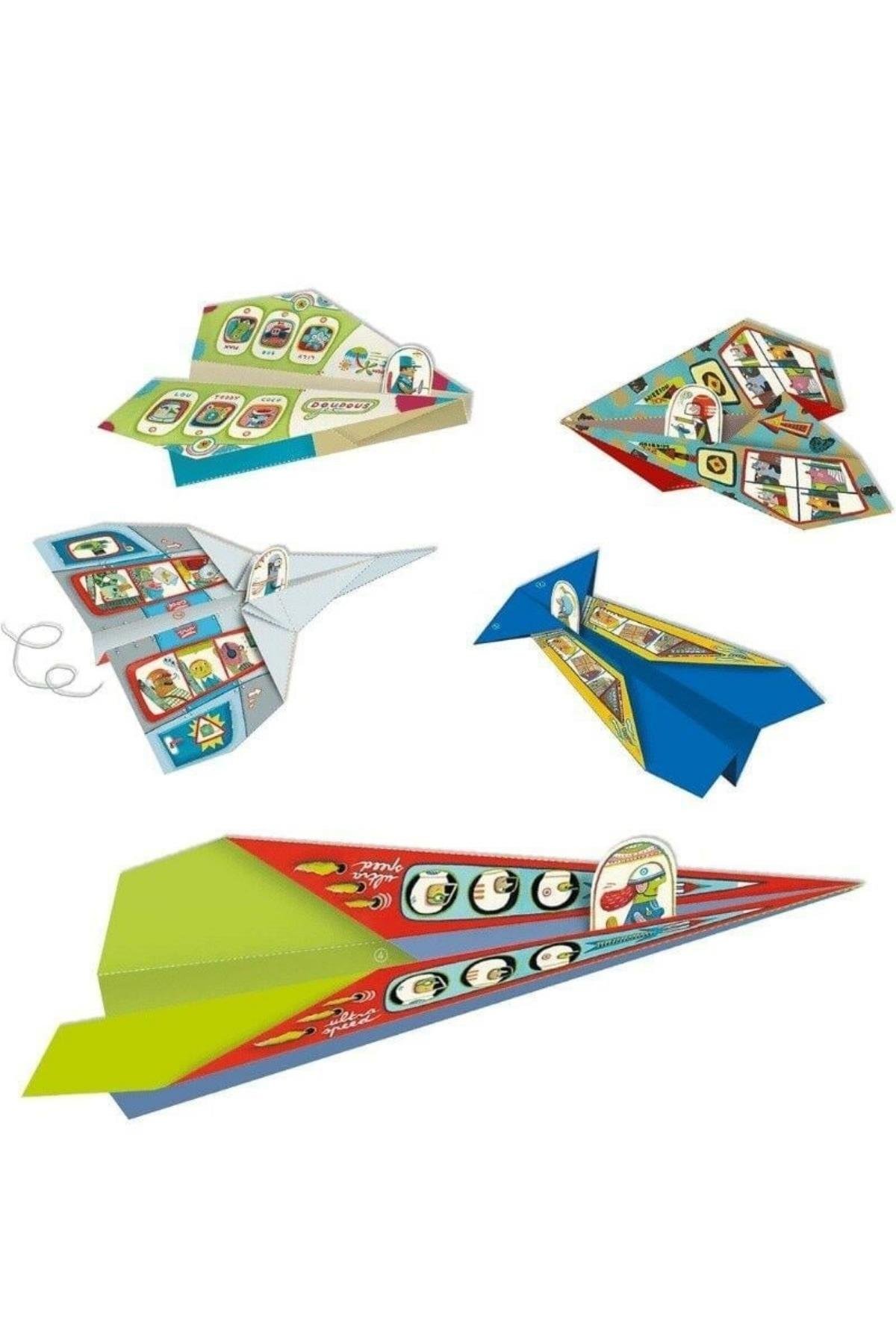 Djeco Origami / Planes Çok Renkli