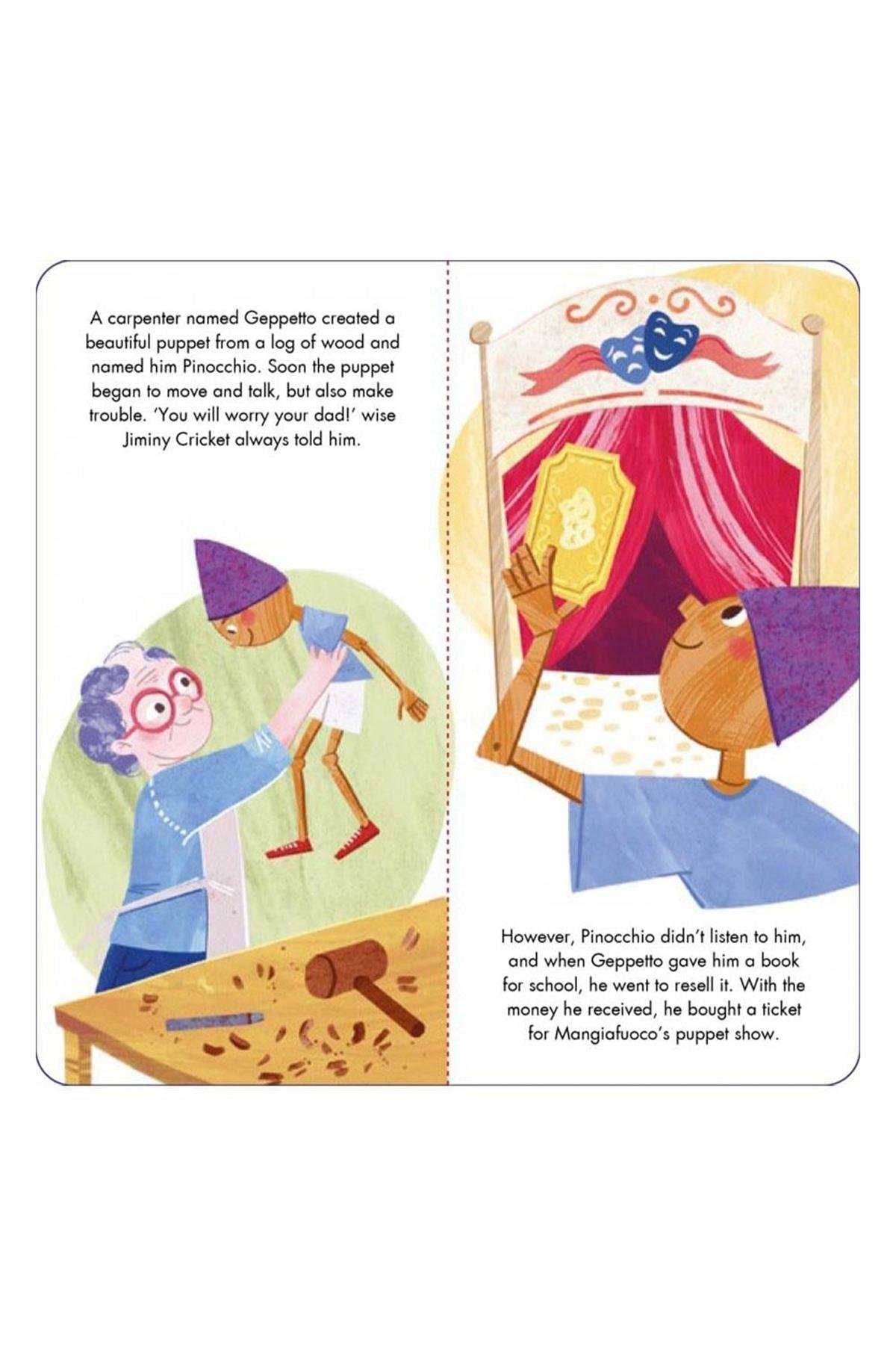 Fairy Tale Puzzle - Pinocchio Çok Renkli