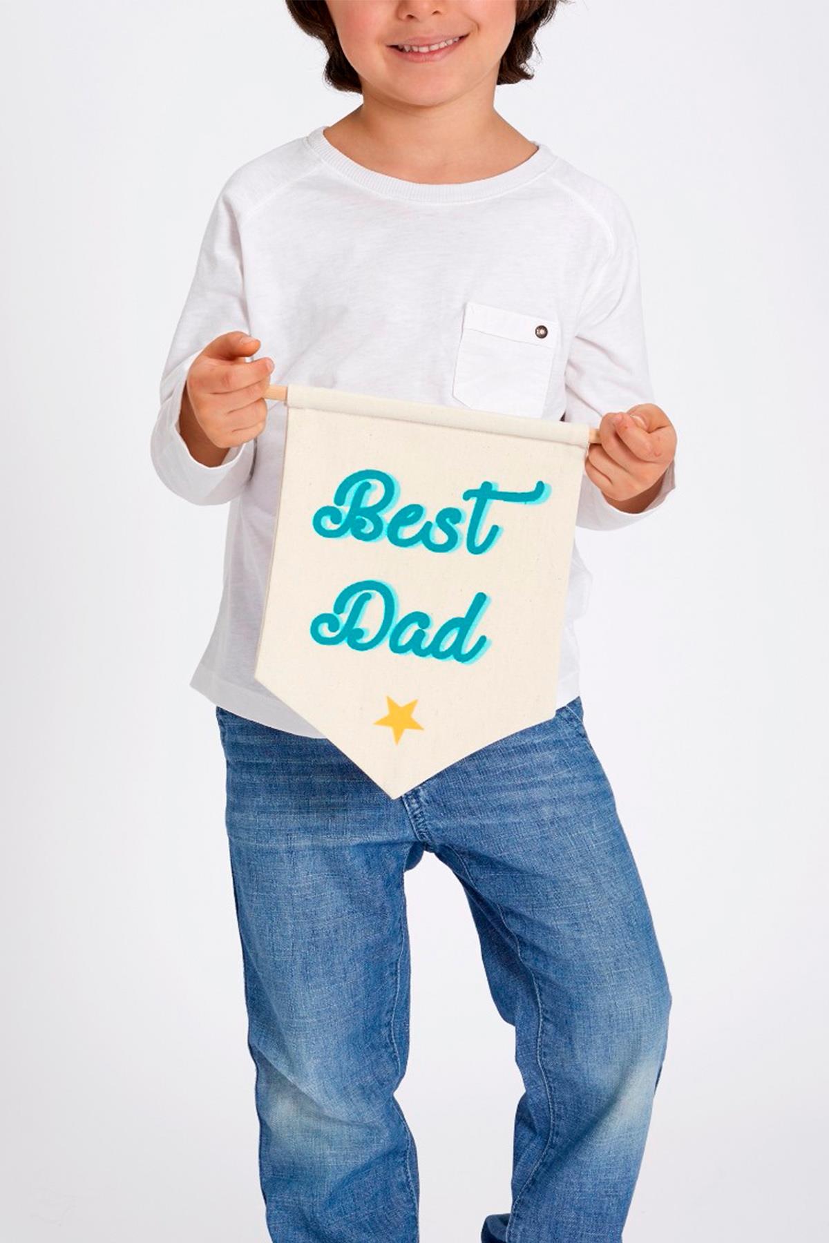 FIGG / BEST DAD BAYRAK ÇokRenkli