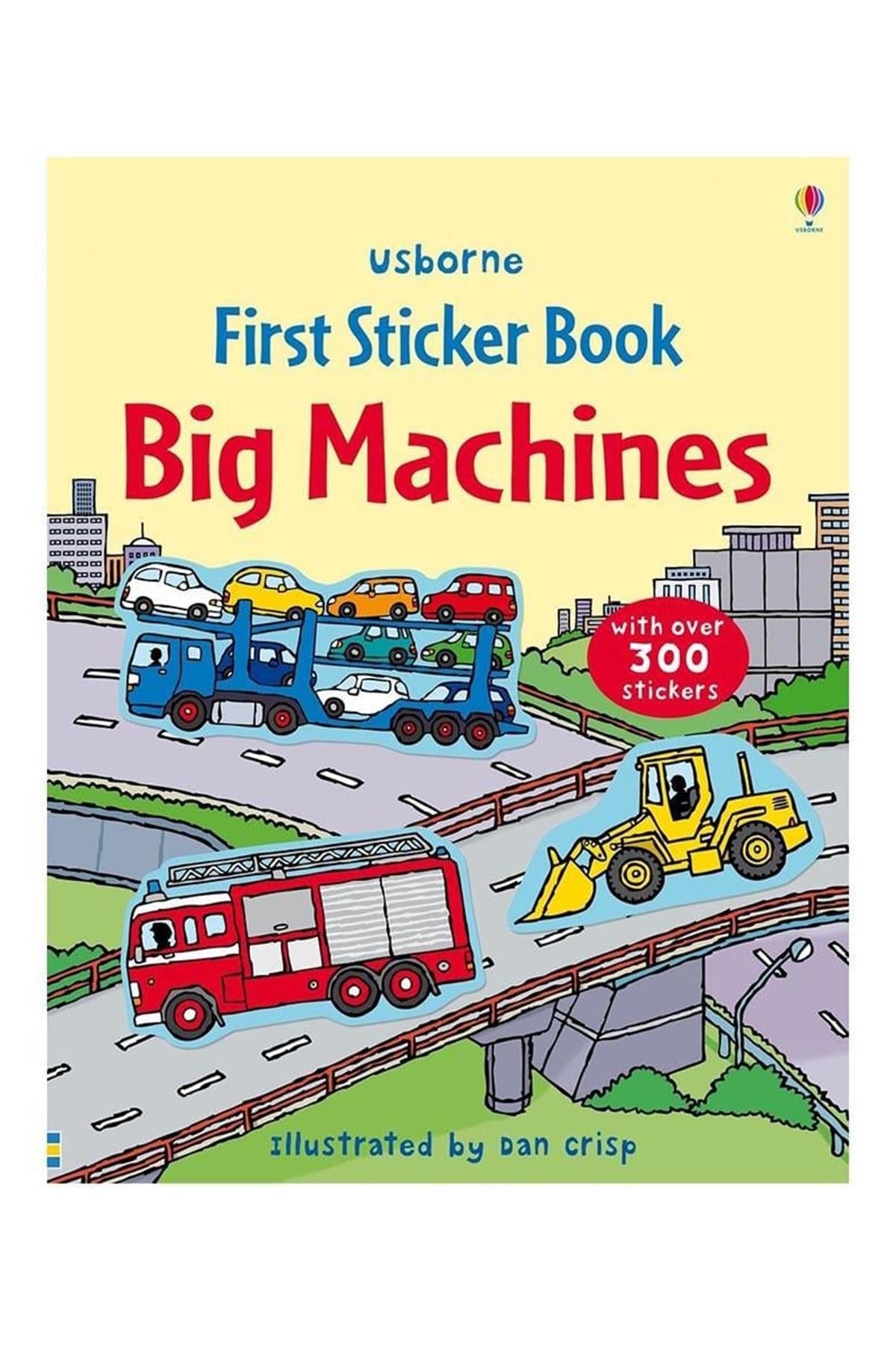 First Sticker Book - Big Machines Çok Renkli