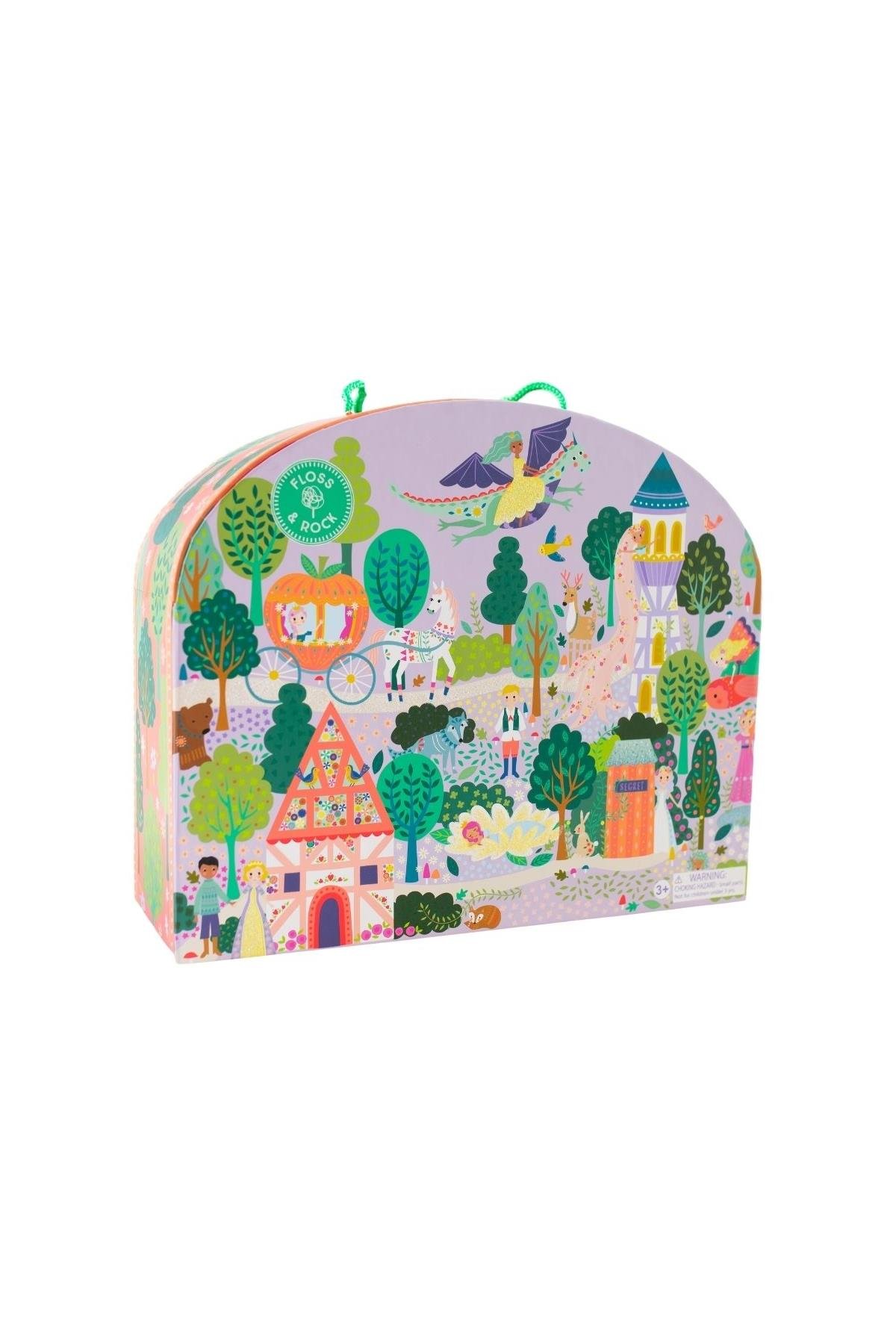 FLOSS & ROCK Ahşap Figürlü Oyun Kutuları / Fairy Tale Çok Renkli