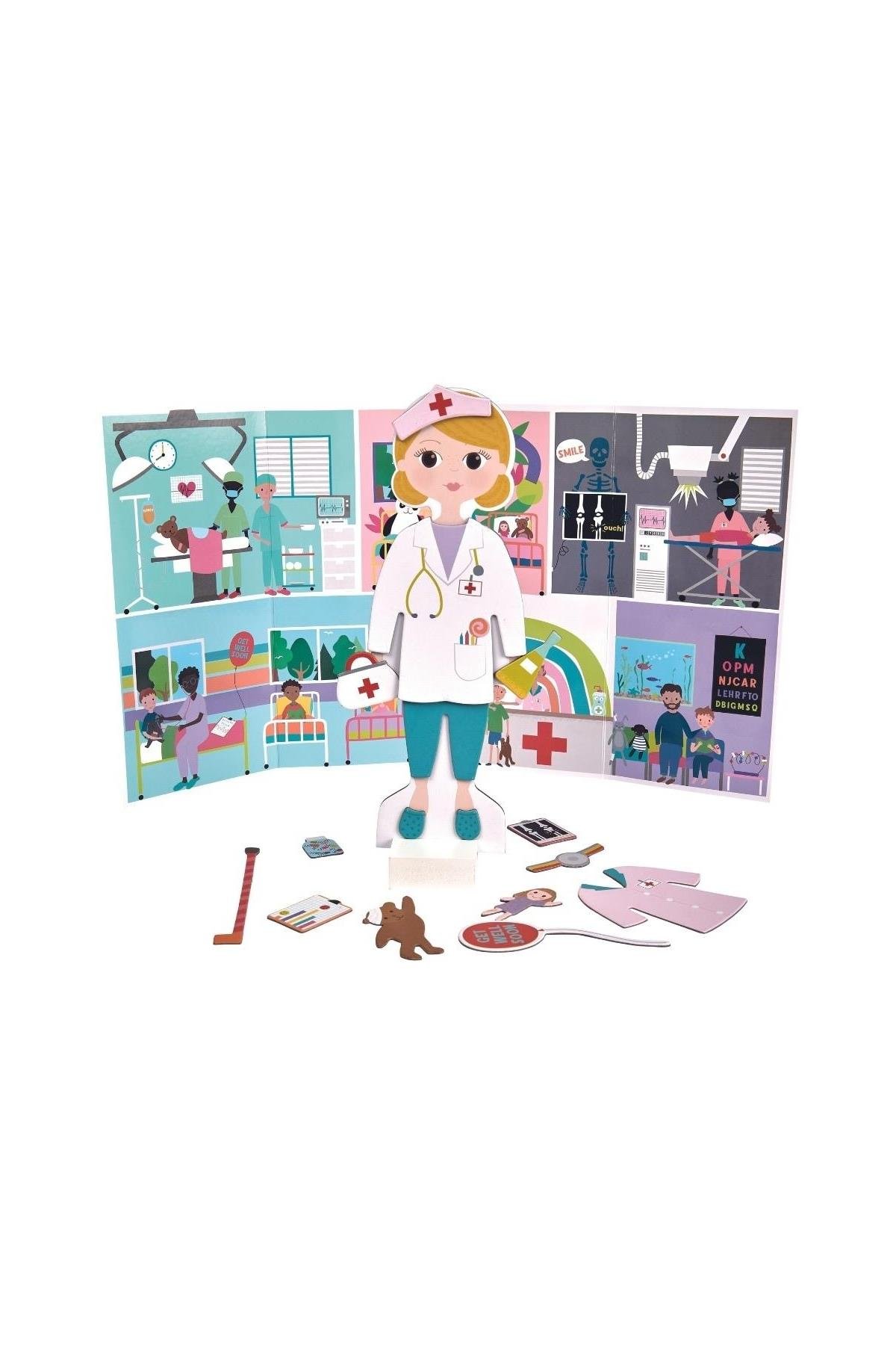 FLOSS & ROCK Mıknatıslı Giydirme Setleri / Florence Çok Renkli