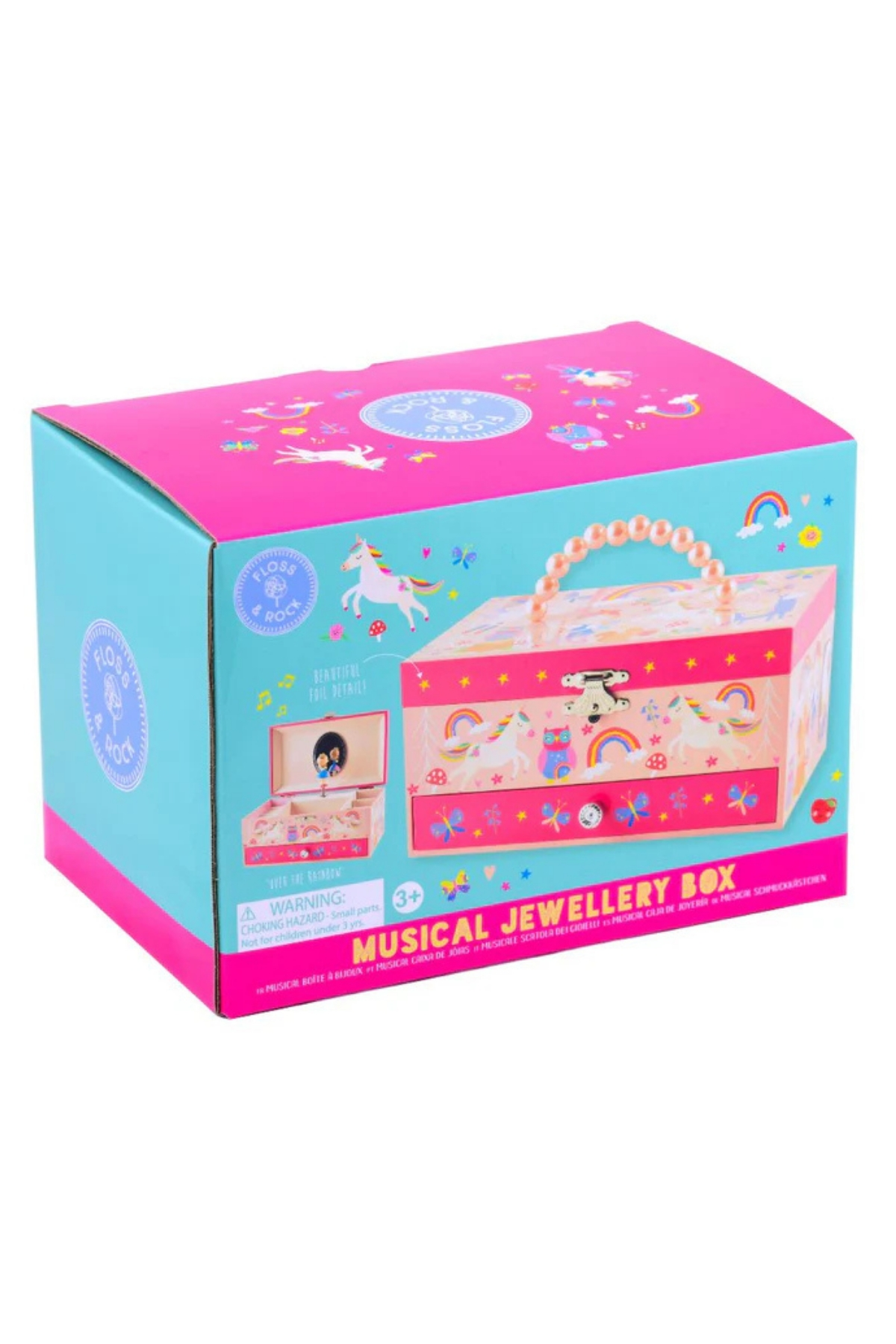 Floss & Rock Müzikli Mücevher Kutusu / Rainbow Fairy Çok Renkli