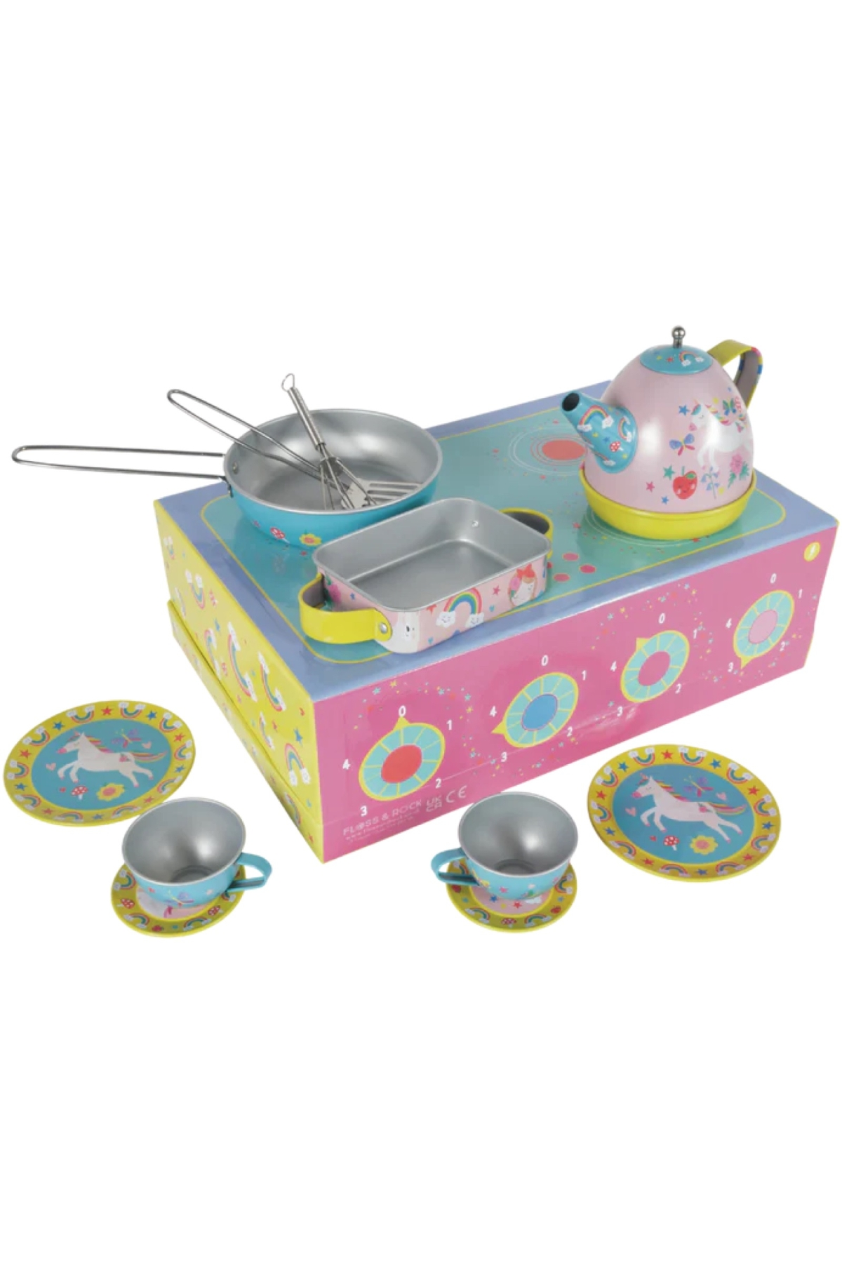FLOSS  & ROCK Müzikli Mutfak Seti/Rainbow Fairy Çok Renkli