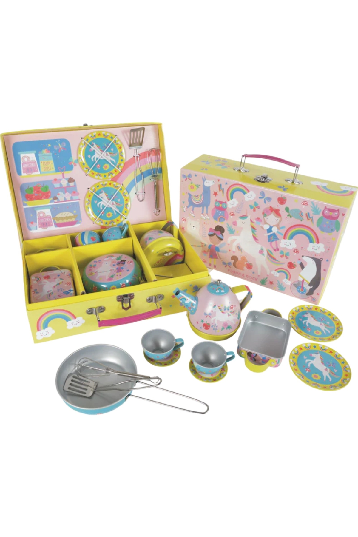 FLOSS  & ROCK Müzikli Mutfak Seti/Rainbow Fairy Çok Renkli