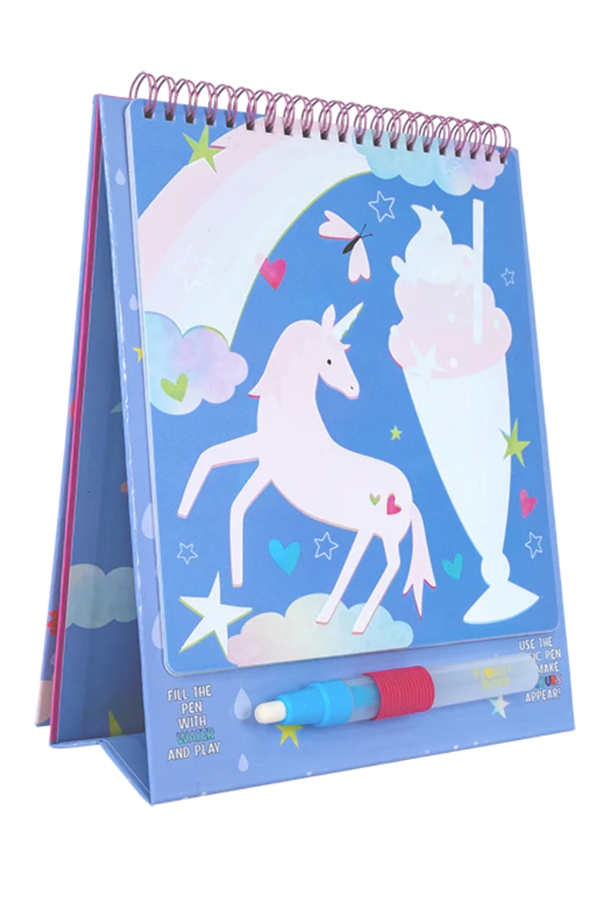 FLOSS&ROCK / Renk Değiştiren Water Magic Boyama Kitabı /Fantasy Çok Renkli