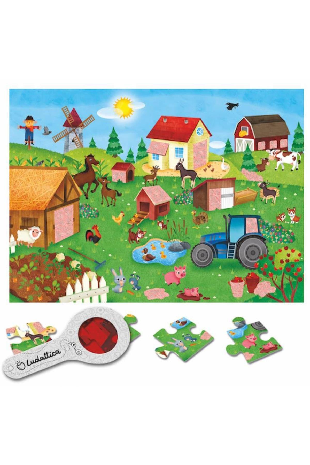Gizemli Puzzle - Çiftlik  - SECRET PUZZLE Çok Renkli
