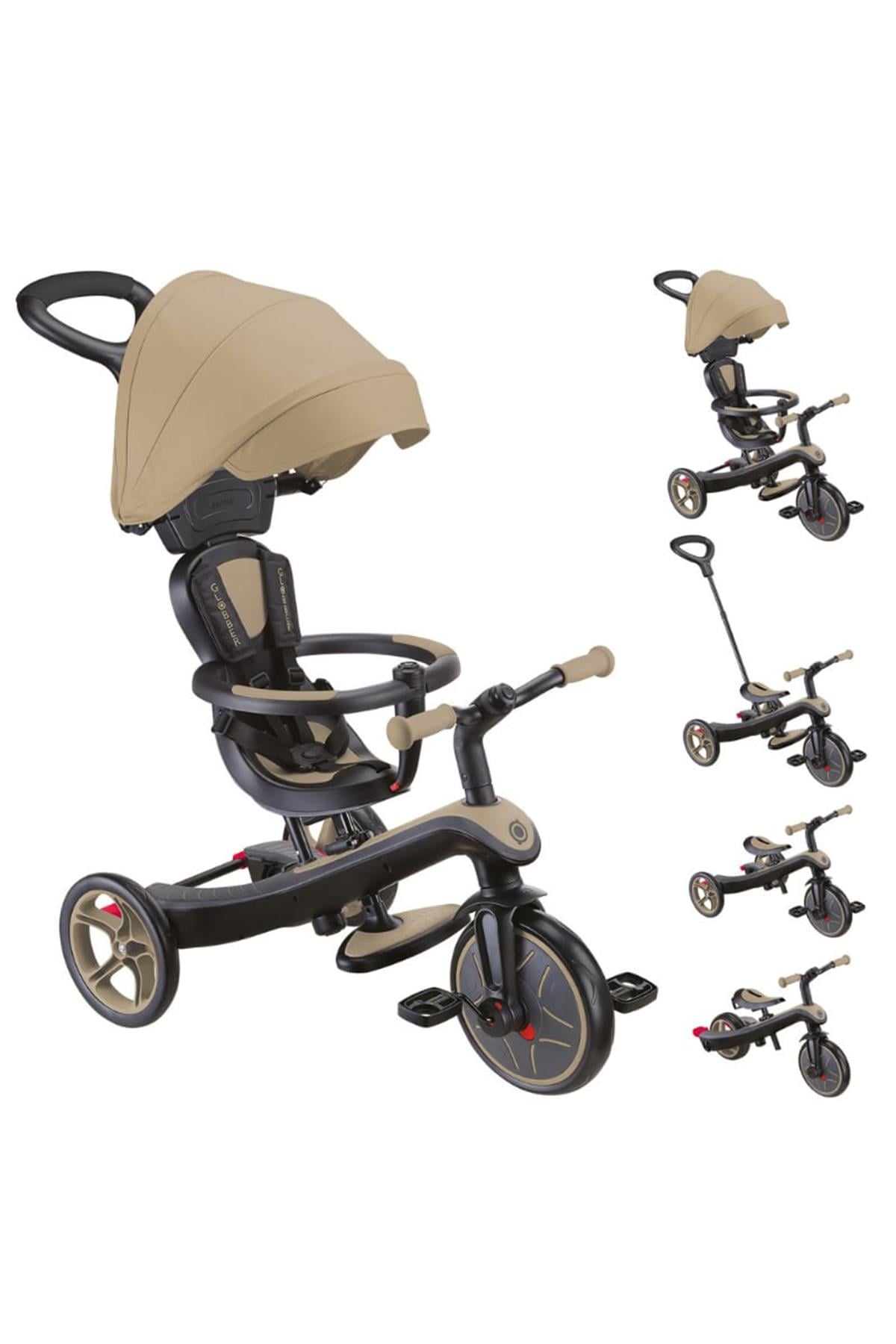 Globber Explorer 4in1 Bisiklet - Kum Beji Çok Renkli