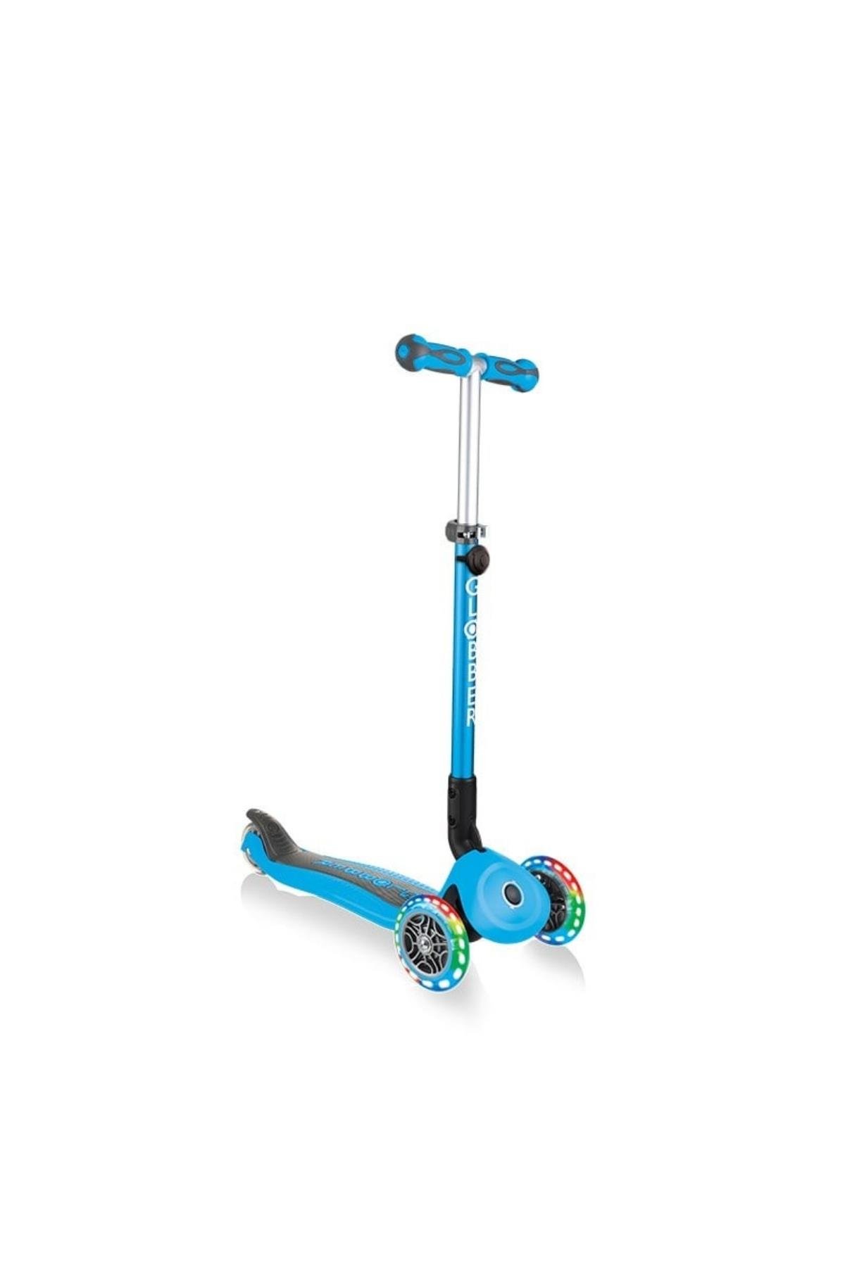 Globber Go Up Deluxe Işıklı Scooter Mavi